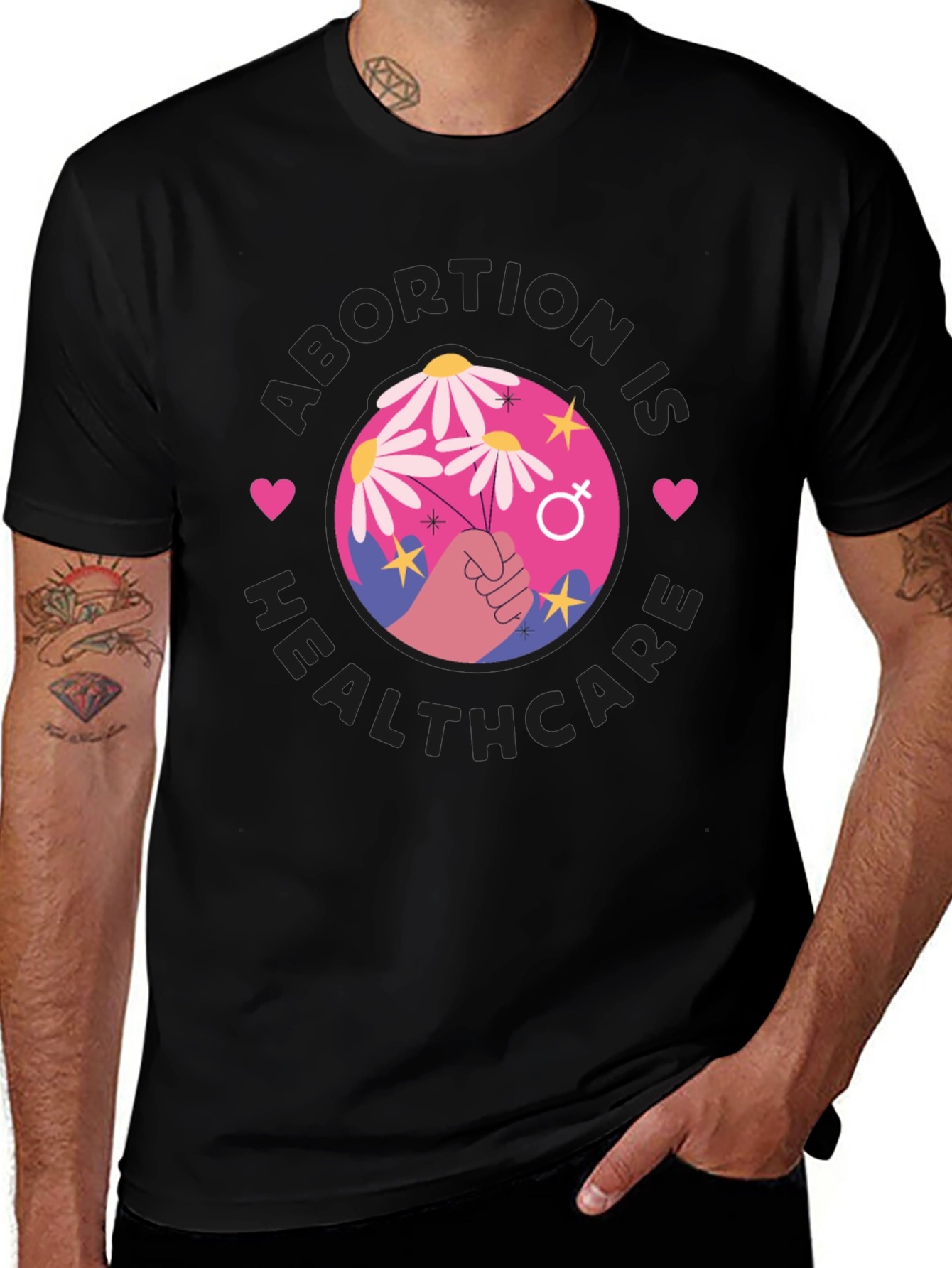 Abortion is Healthcare Graphic Tee