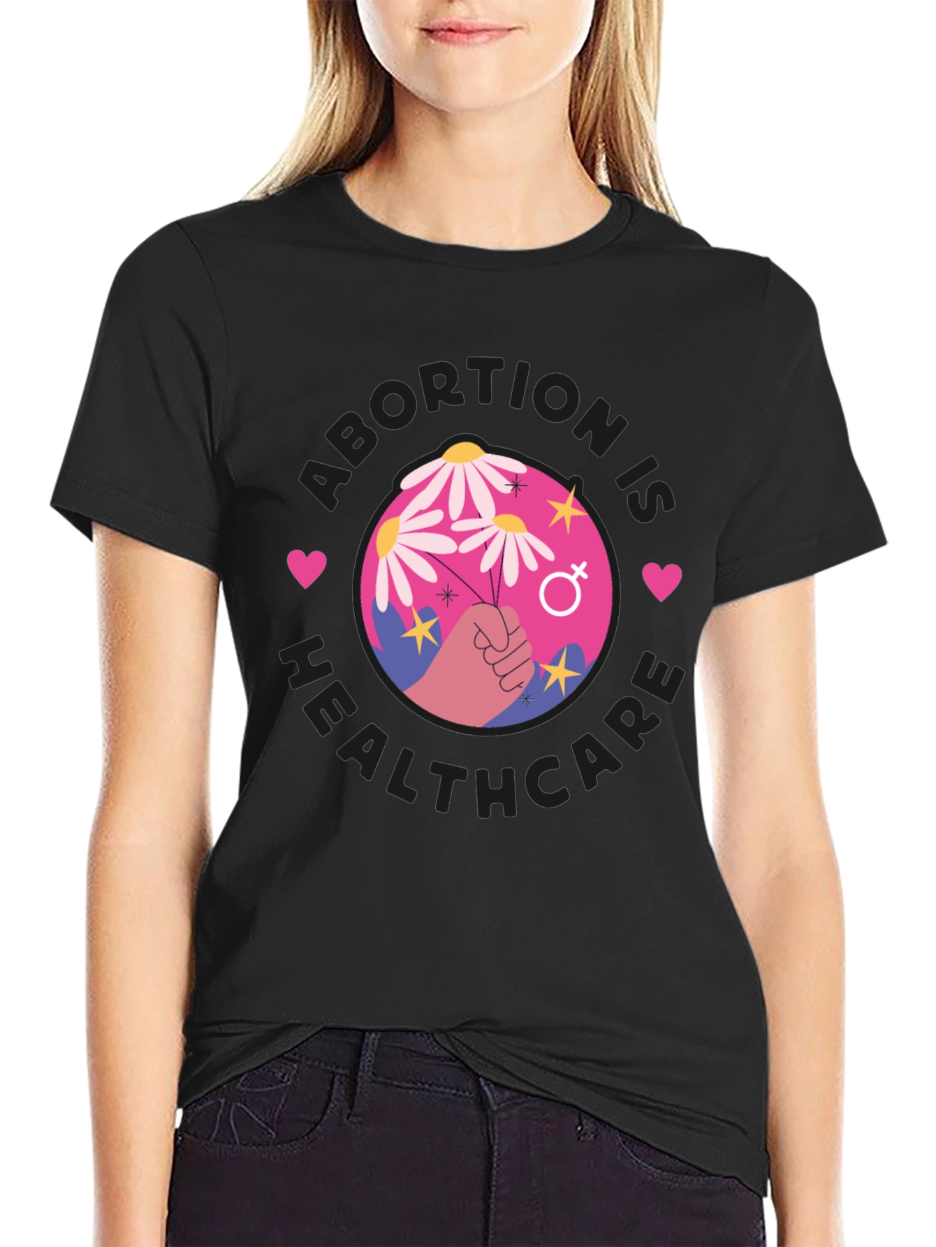 Abortion is Healthcare Graphic Tee