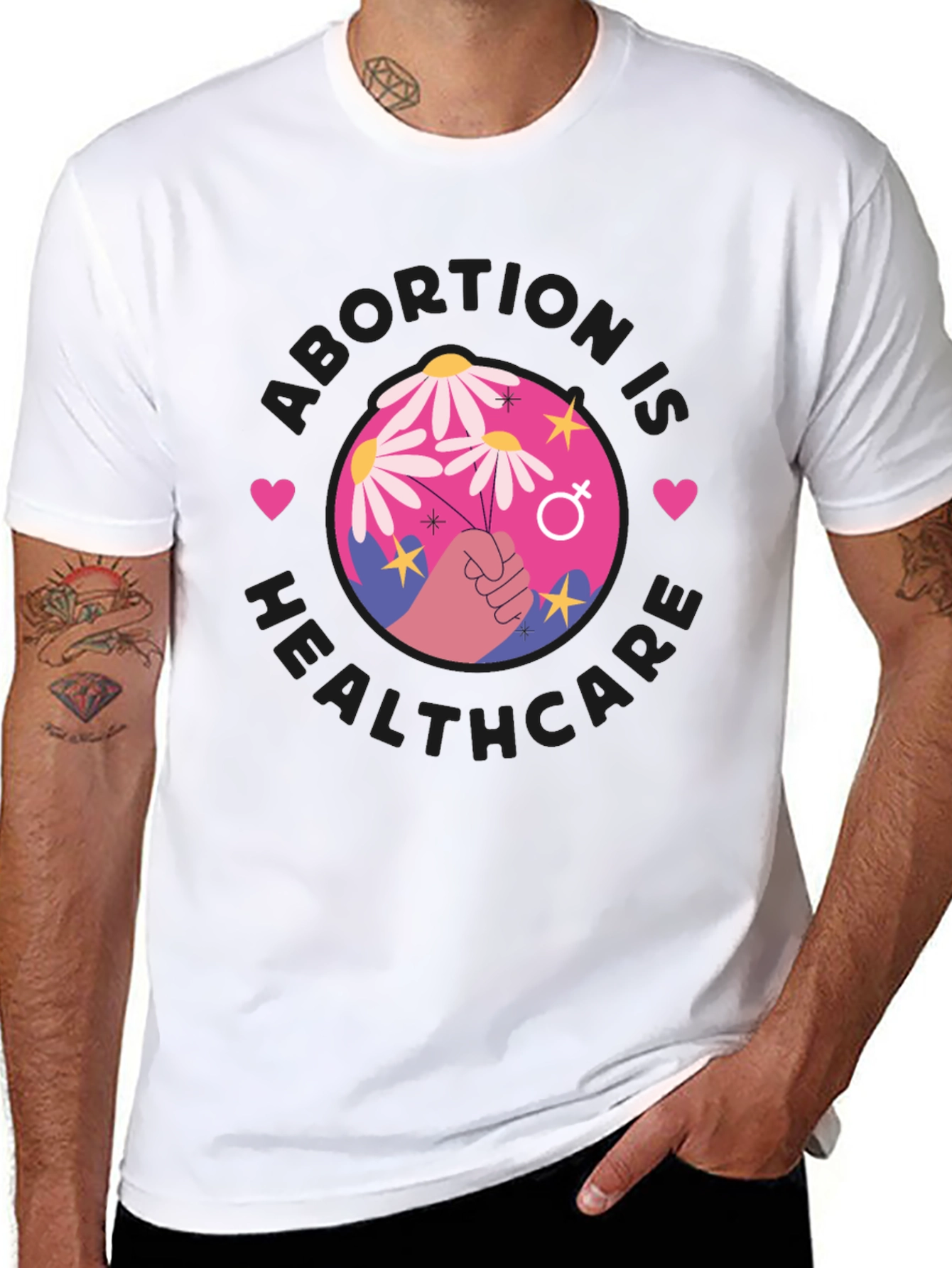 Abortion is Healthcare Graphic Tee