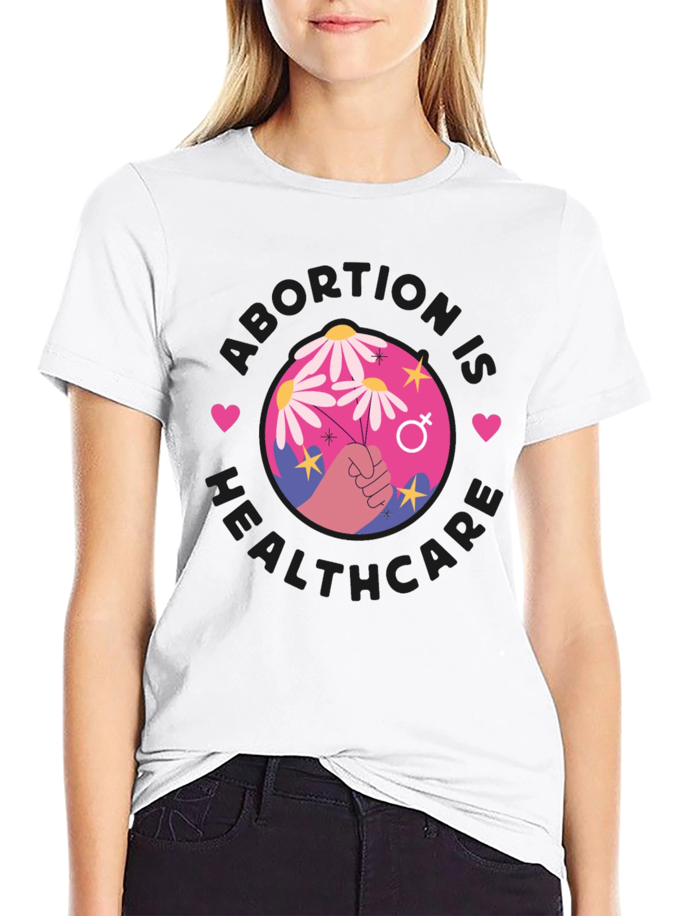 Abortion is Healthcare Graphic Tee