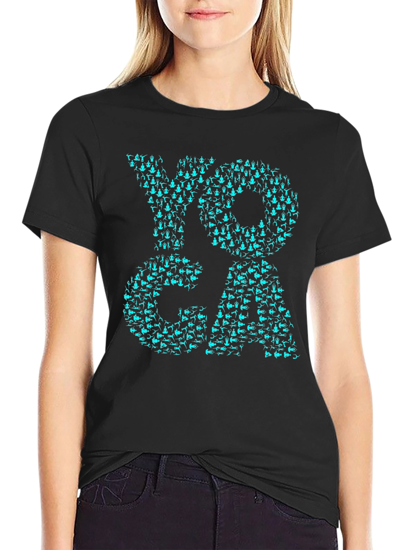 Yoga Pose Graphic T-Shirt - Stylish & Comfortable