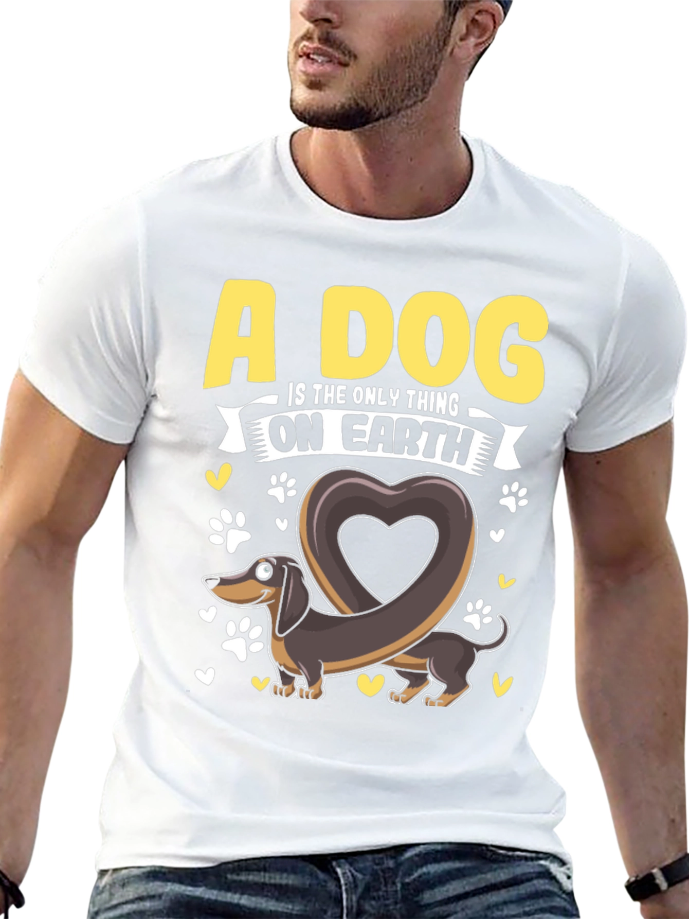 A Dog is The Only Thing Dachshund T-Shirt