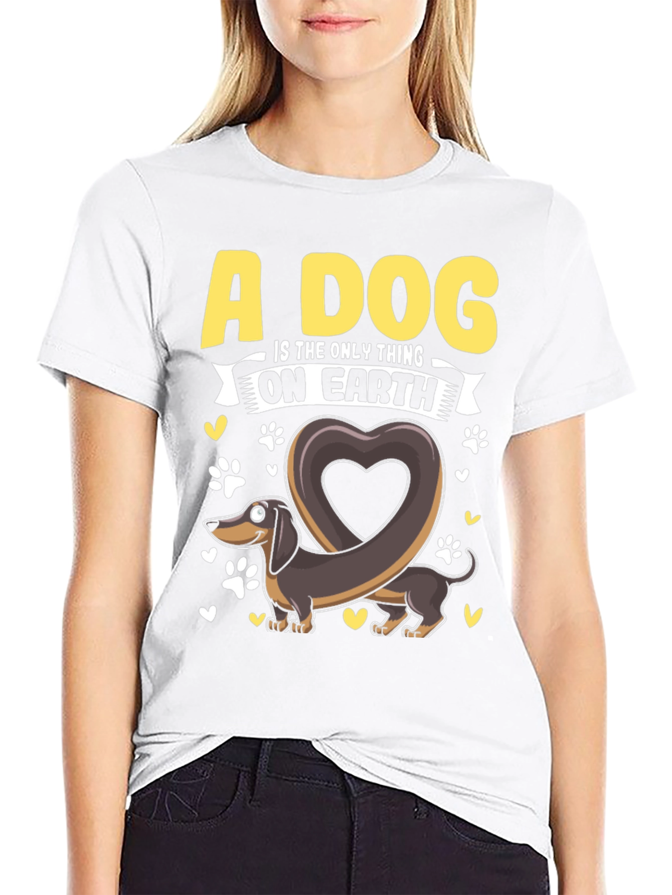 A Dog is The Only Thing Dachshund T-Shirt