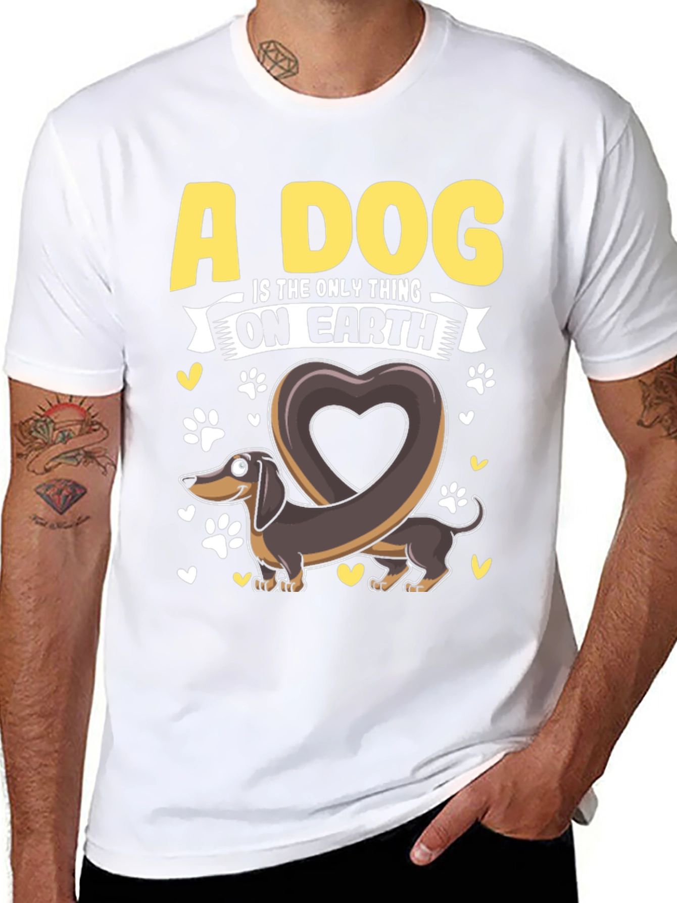A Dog is The Only Thing Dachshund T-Shirt