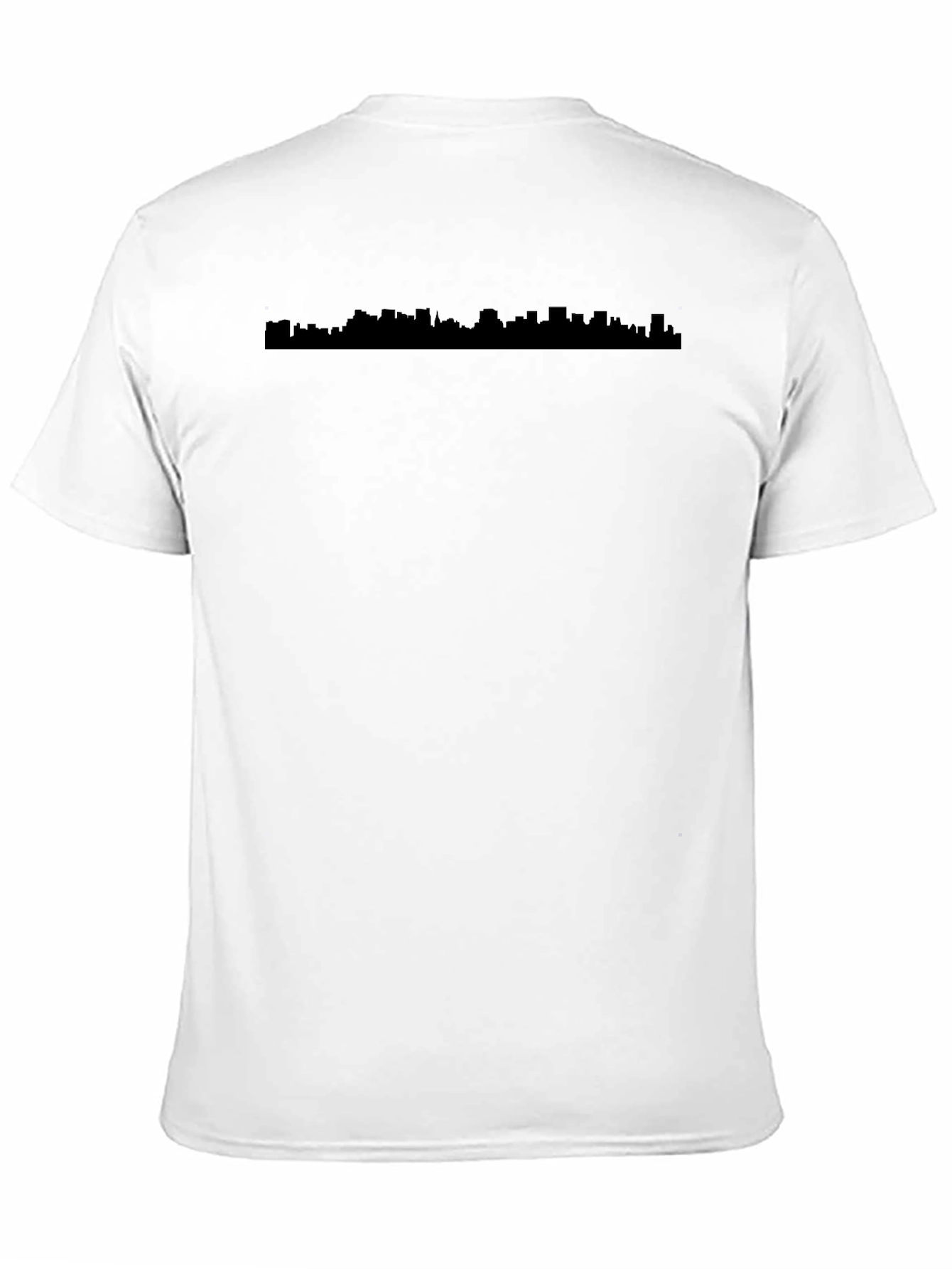 Black Skyline Graphic Tee - Urban Style