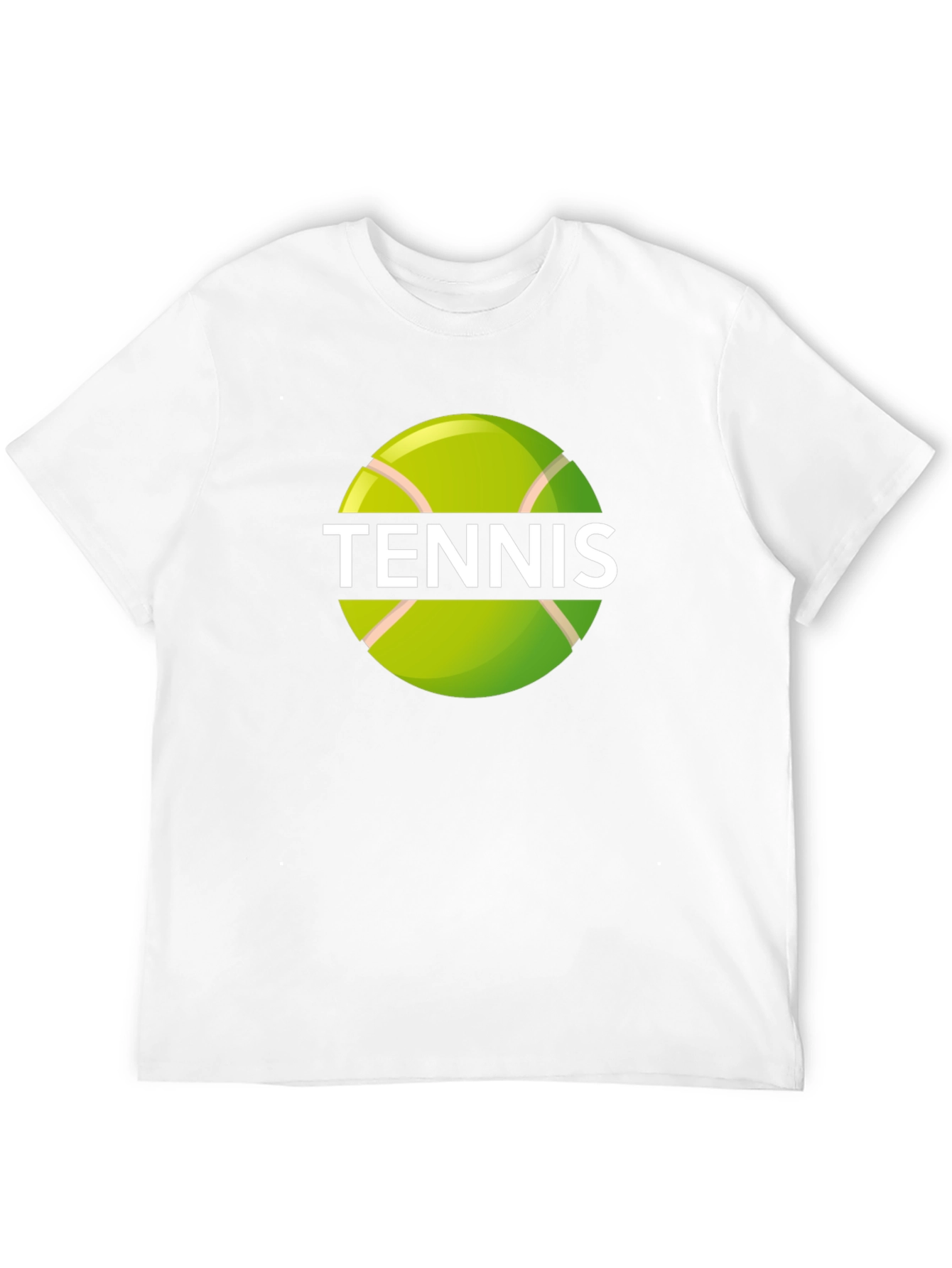Tennis Ball Graphic Black T-Shirt