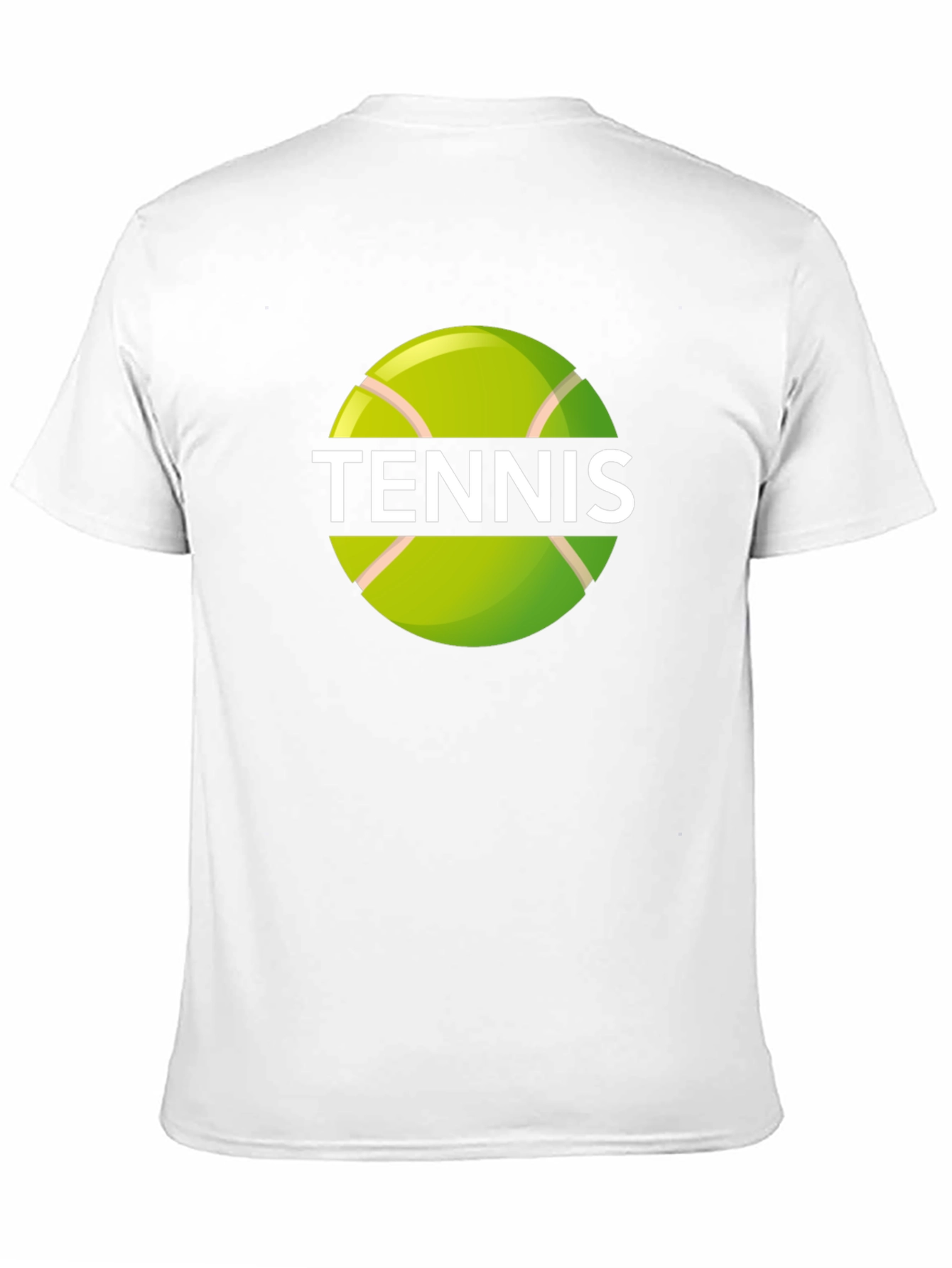 Tennis Ball Graphic Black T-Shirt