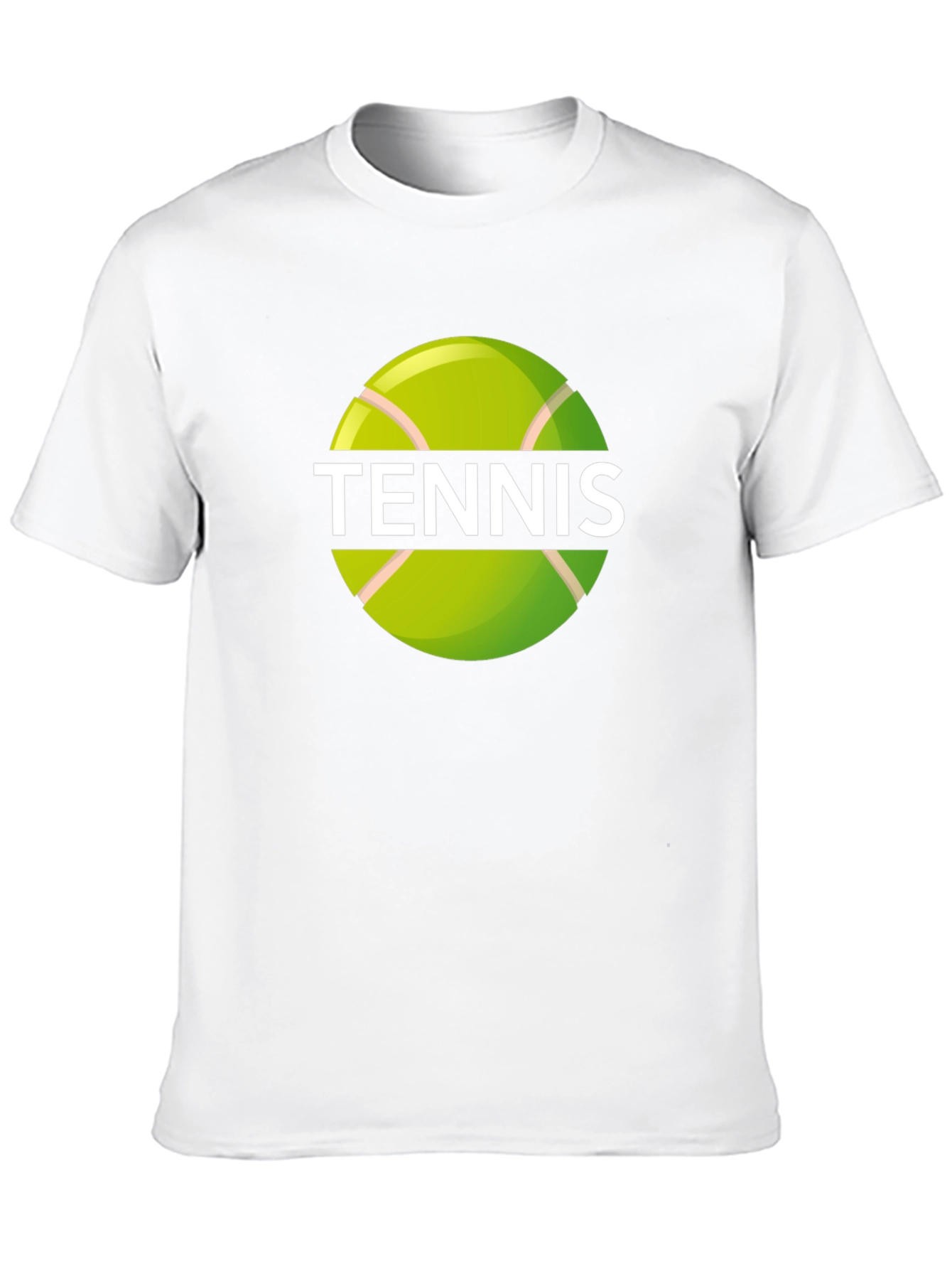Tennis Ball Graphic Black T-Shirt