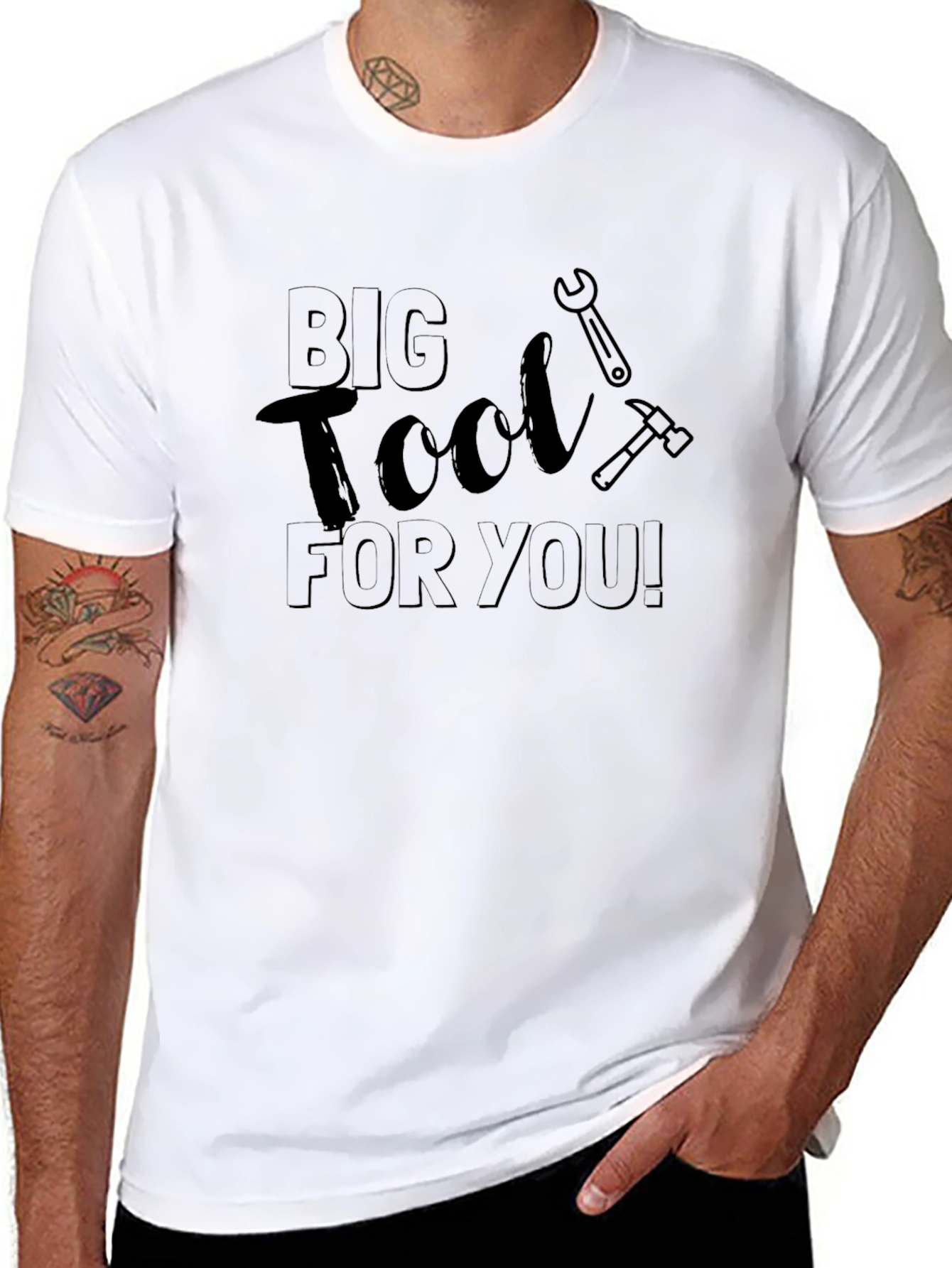 Big Tool For You Black Graphic T-Shirt