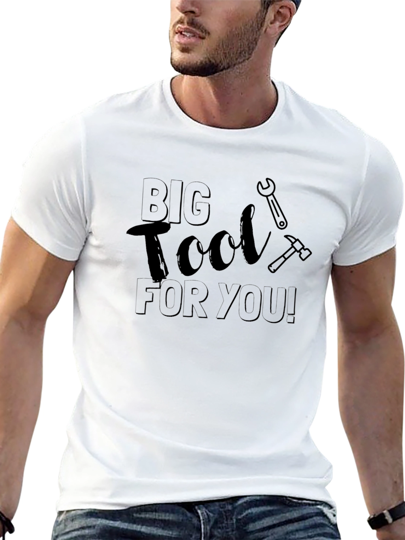 Big Tool For You Black Graphic T-Shirt
