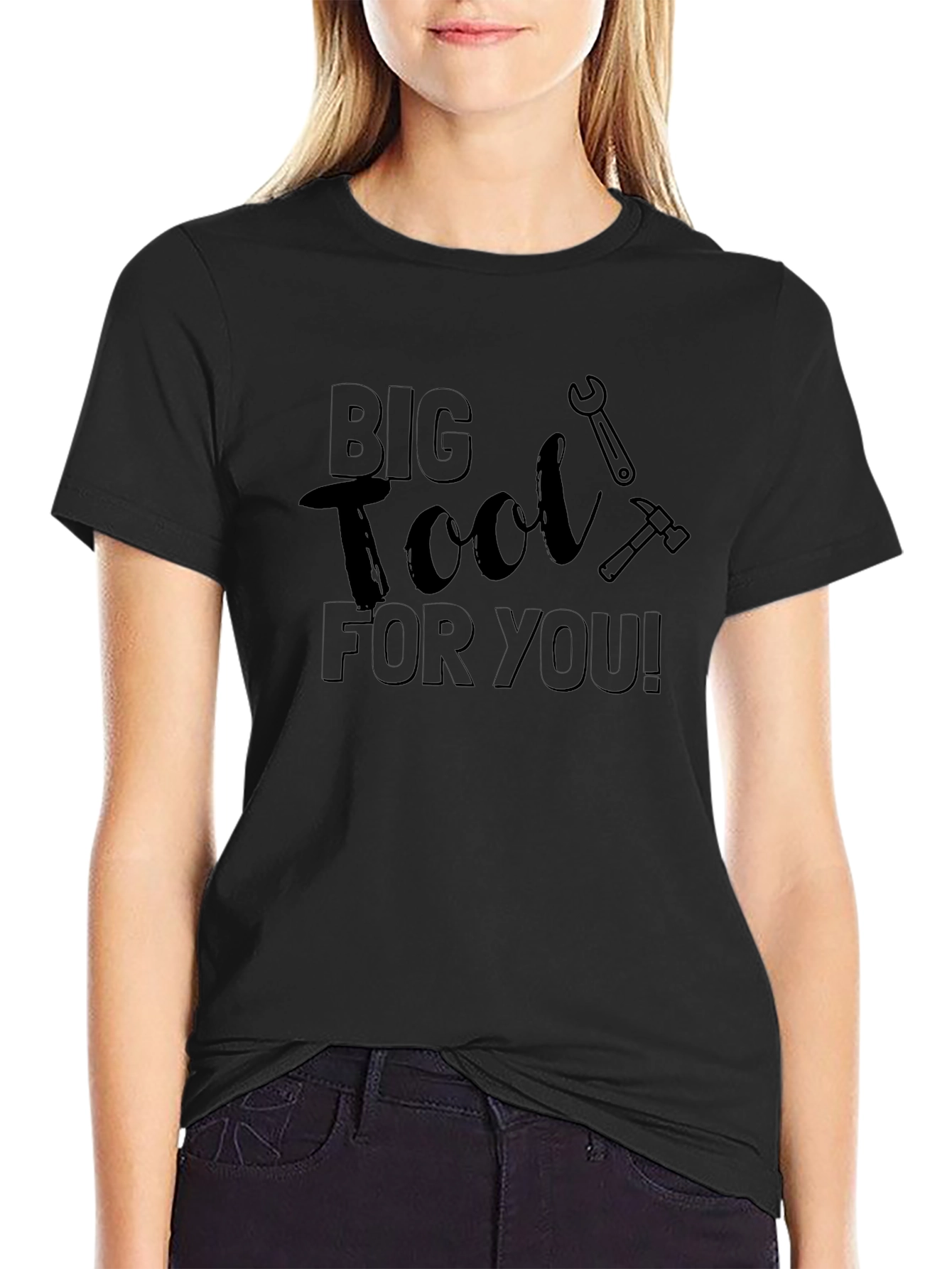 Big Tool For You Black Graphic T-Shirt