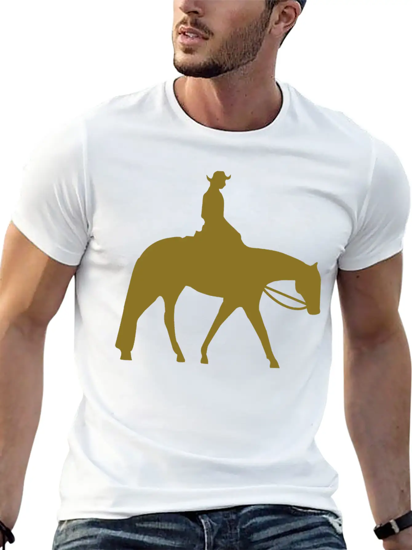 Quarter Horse Western Pleasure Lightweight Cotton T-Shirt – Daily Comfort Graphic Shirt