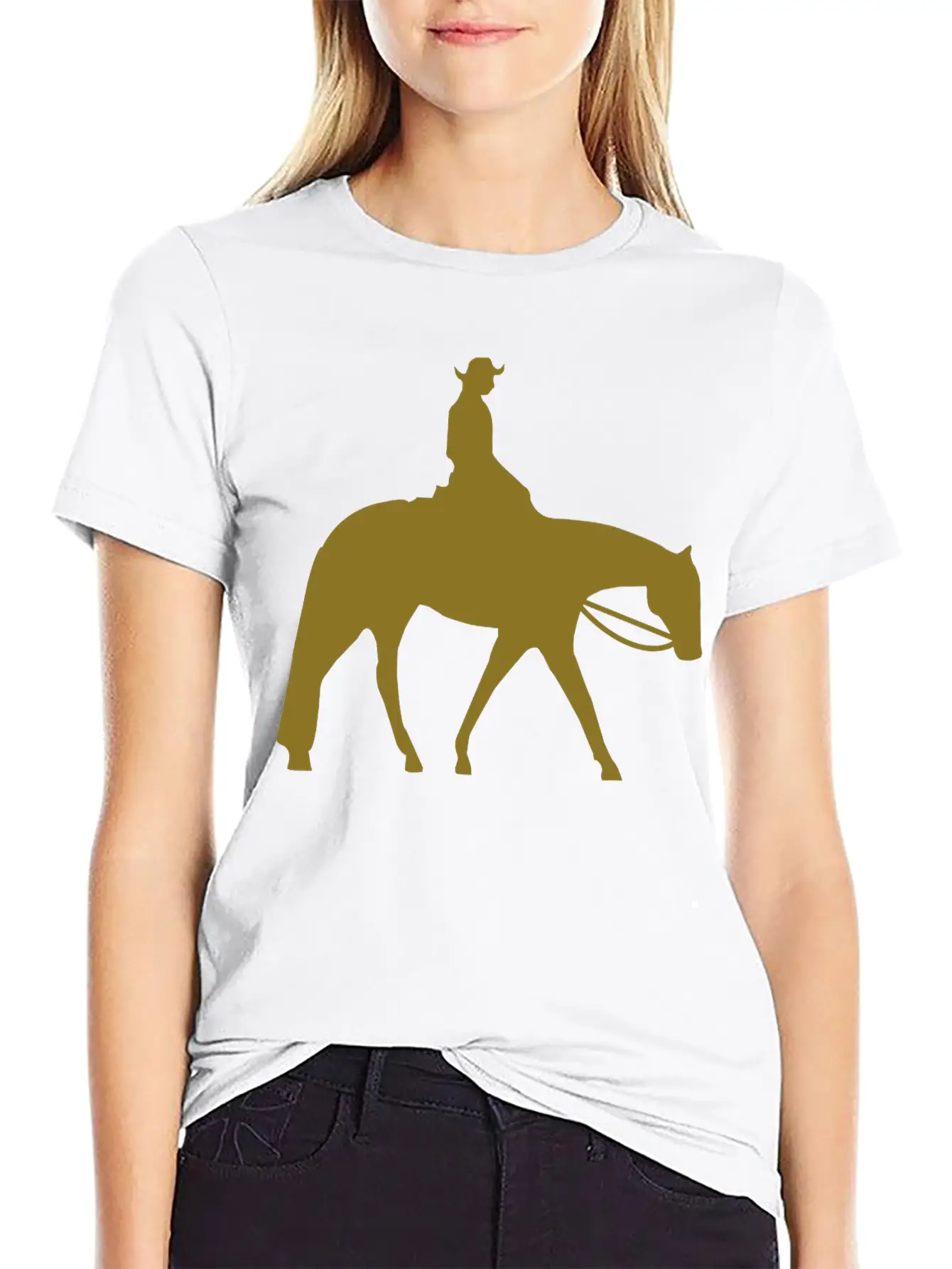 Quarter Horse Western Pleasure Lightweight Cotton T-Shirt – Daily Comfort Graphic Shirt