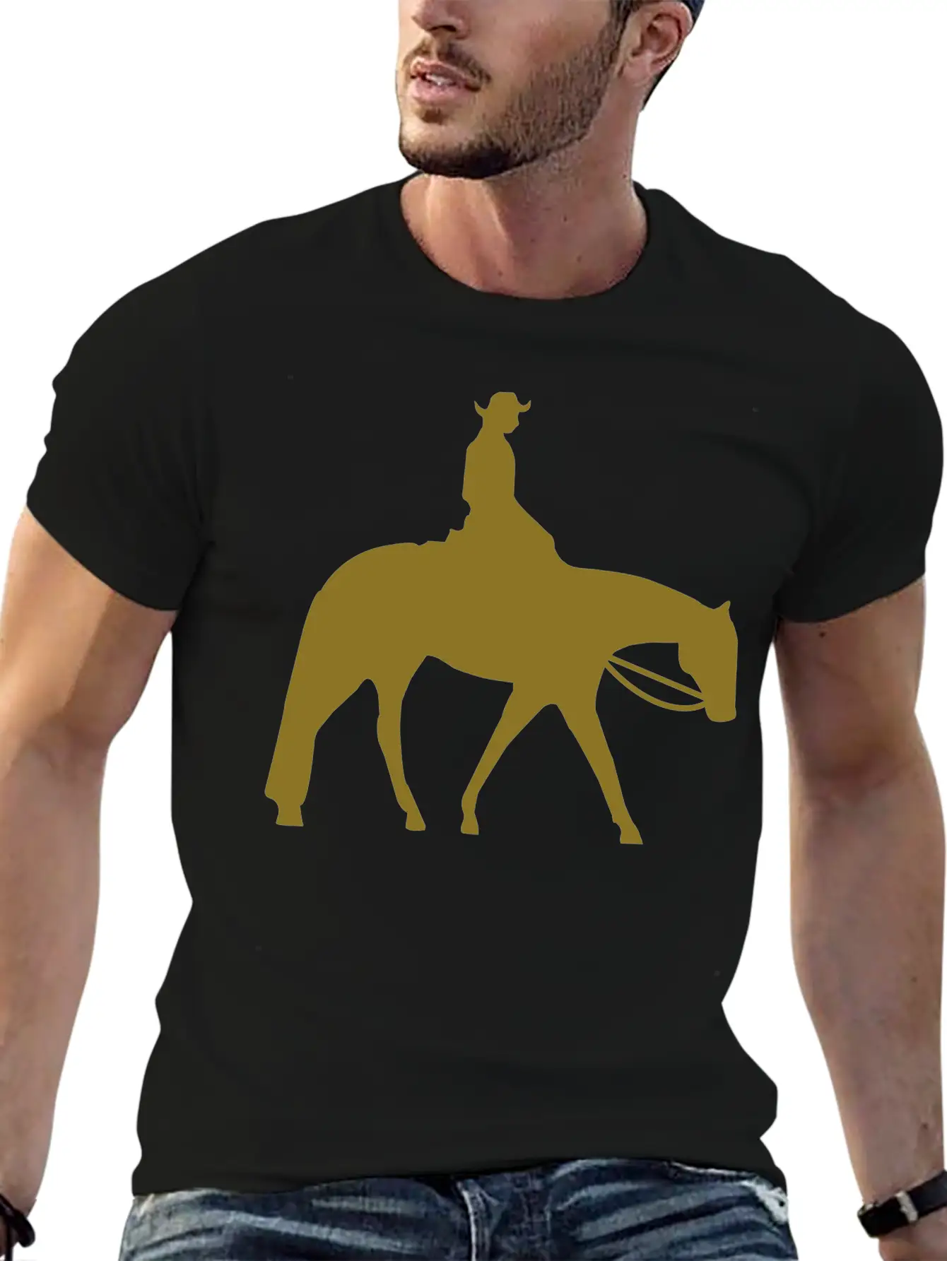 Quarter Horse Western Pleasure Lightweight Cotton T-Shirt – Daily Comfort Graphic Shirt