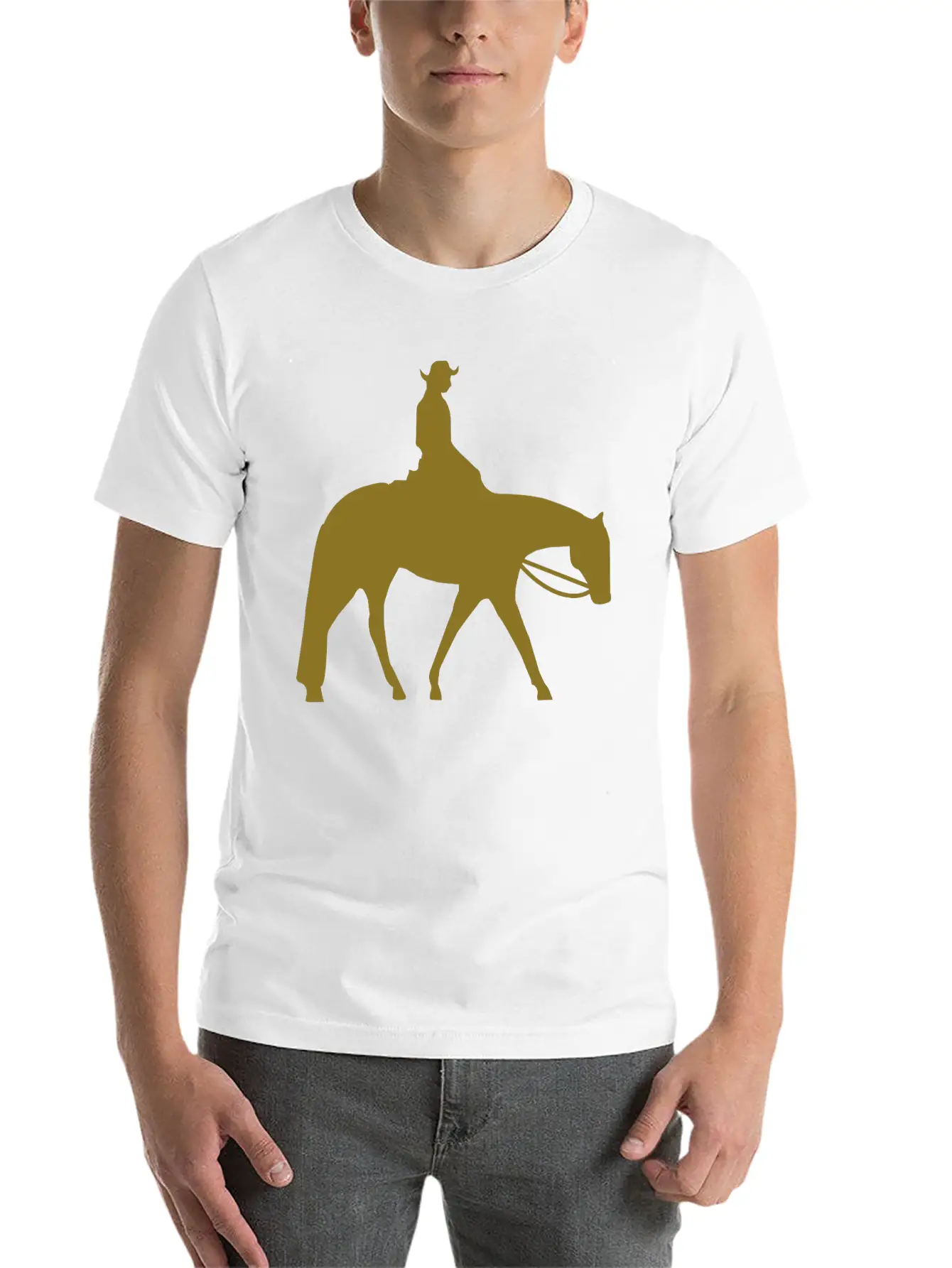 Quarter Horse Western Pleasure Lightweight Cotton T-Shirt – Daily Comfort Graphic Shirt