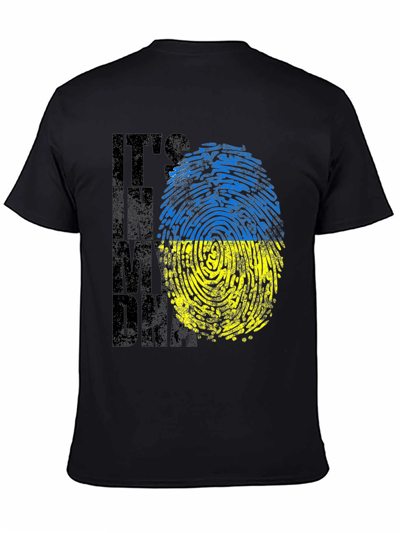 Ukraine DNA Fingerprint Graphic T-Shirt