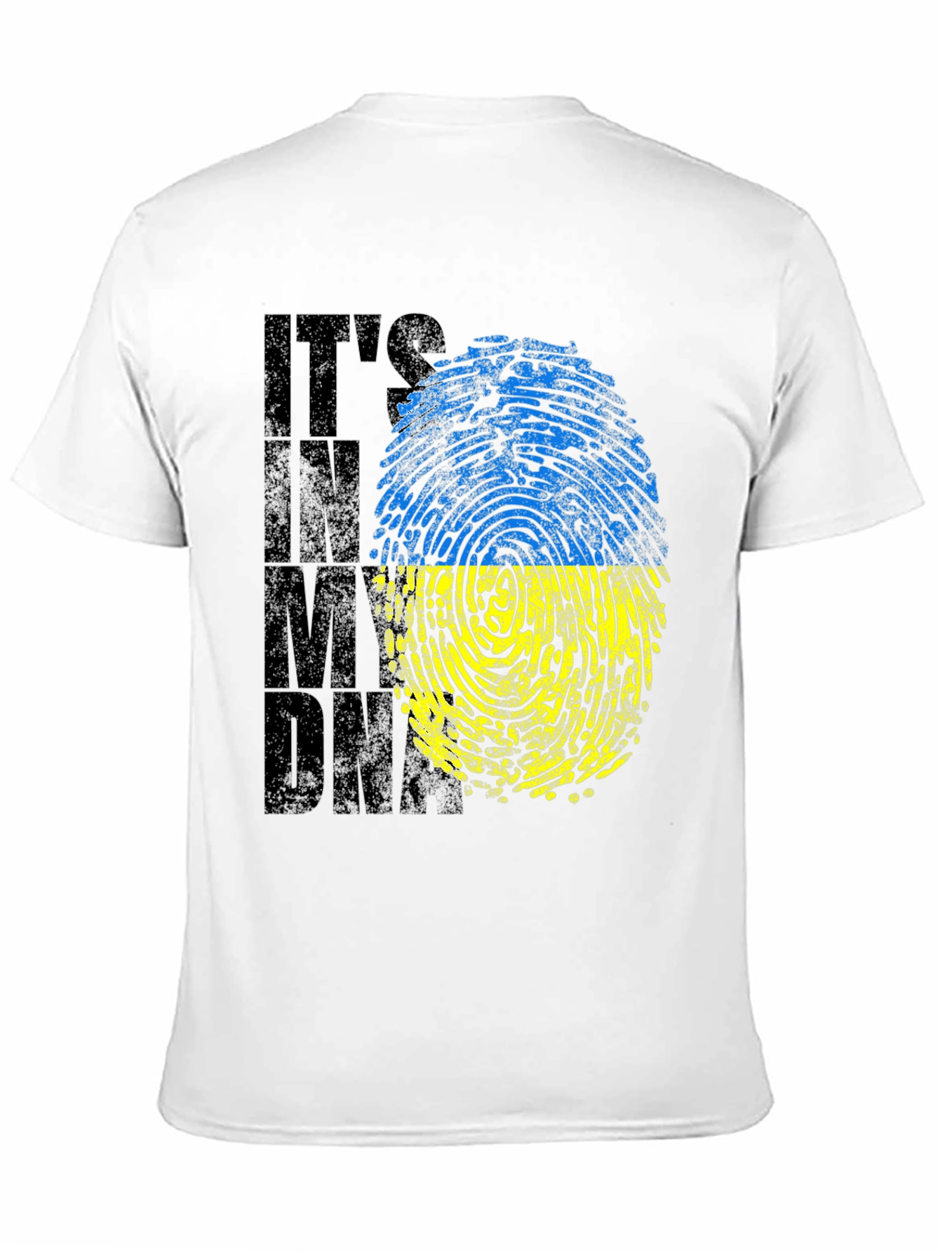 Ukraine DNA Fingerprint Graphic T-Shirt