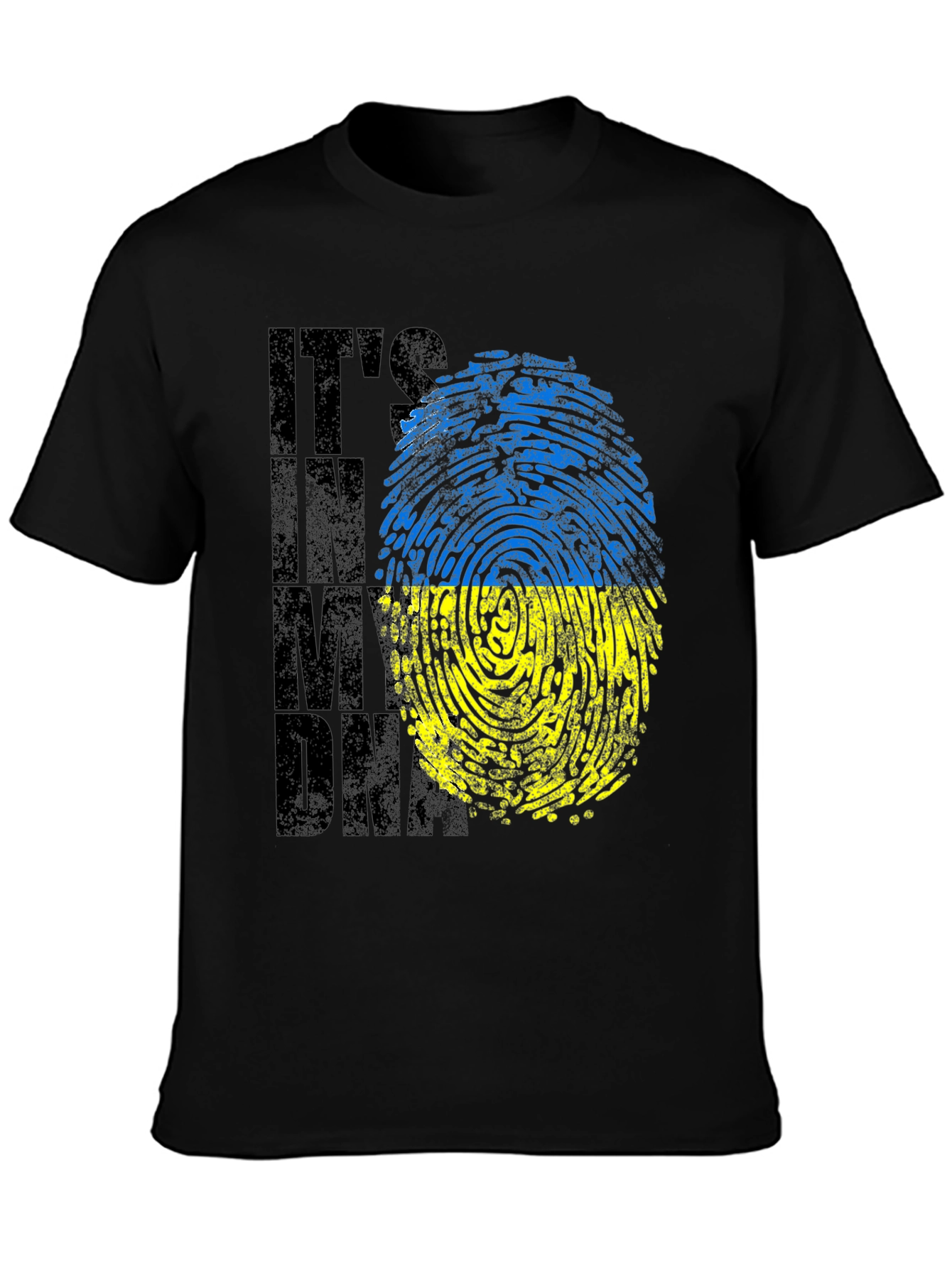 Ukraine DNA Fingerprint Graphic T-Shirt