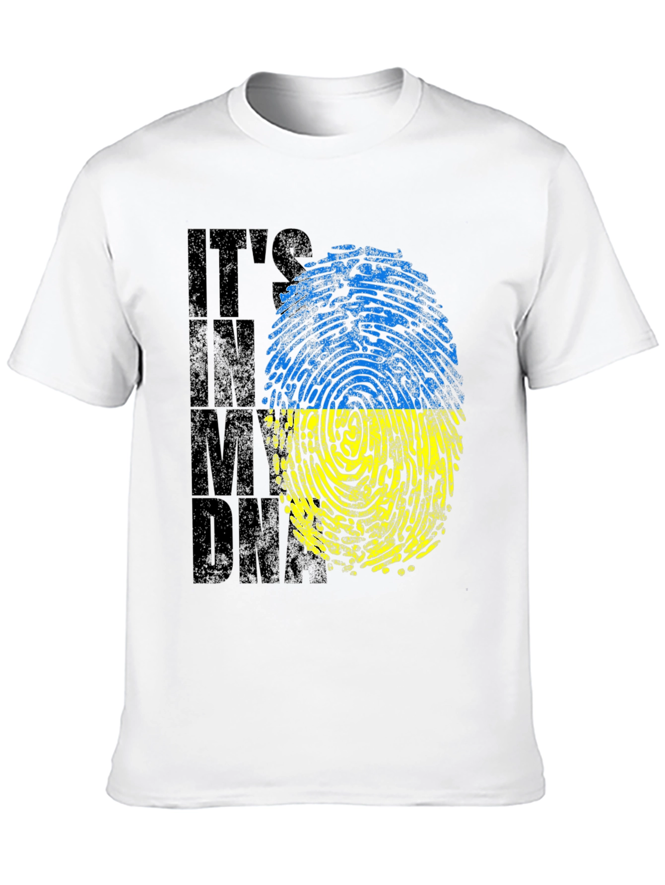 Ukraine DNA Fingerprint Graphic T-Shirt