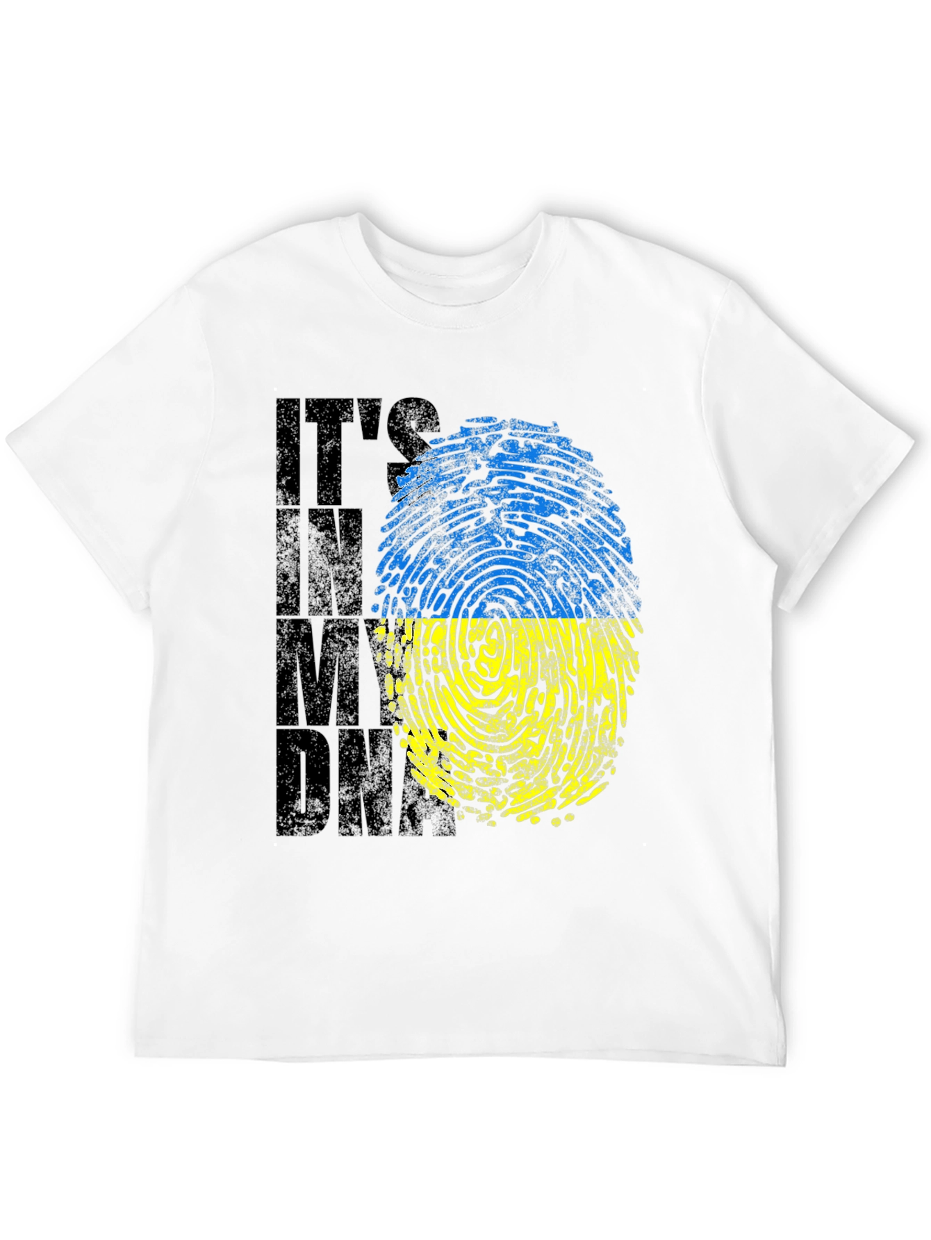 Ukraine DNA Fingerprint Graphic T-Shirt