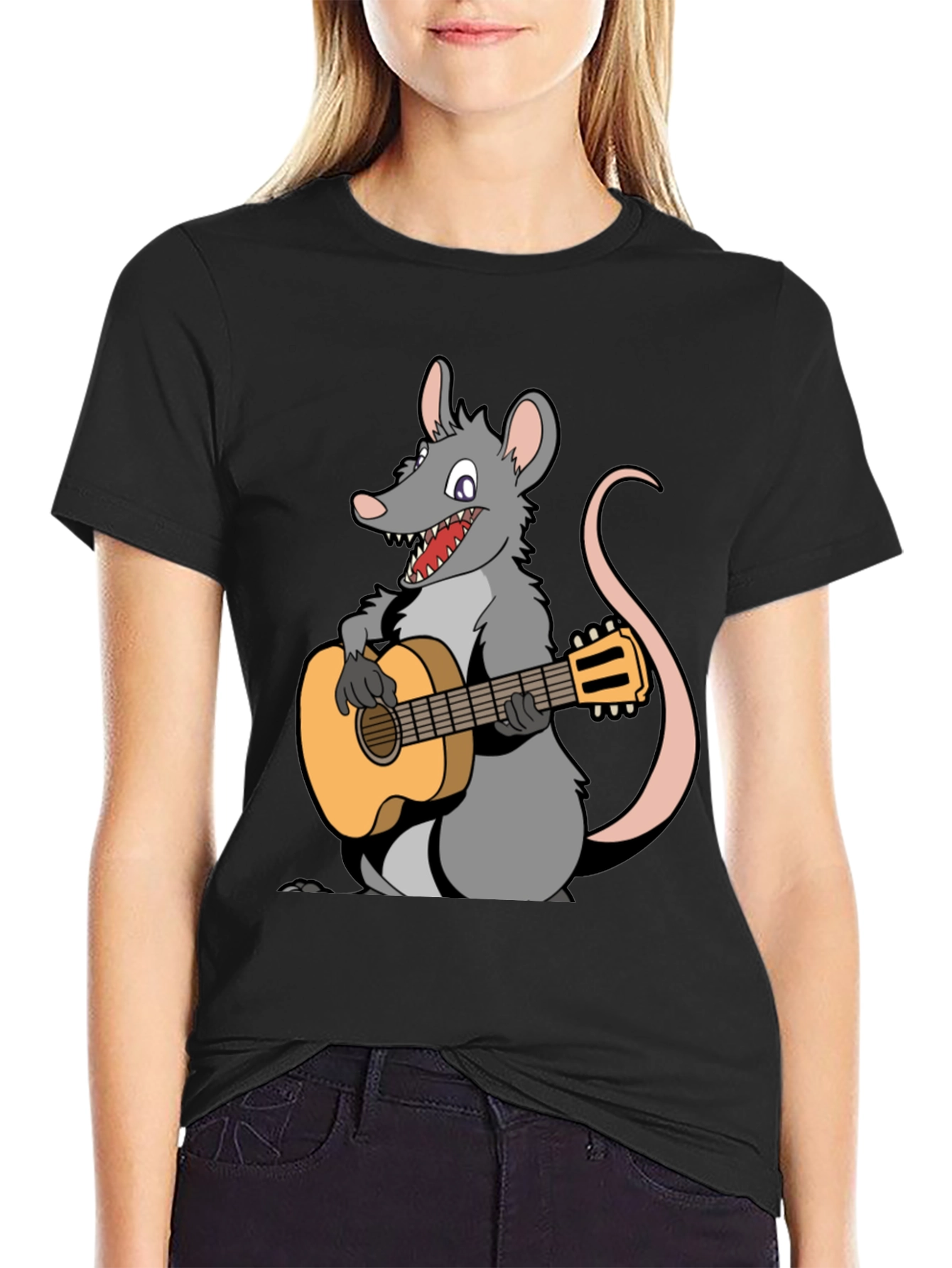 Rat With Guitar T-Shirt