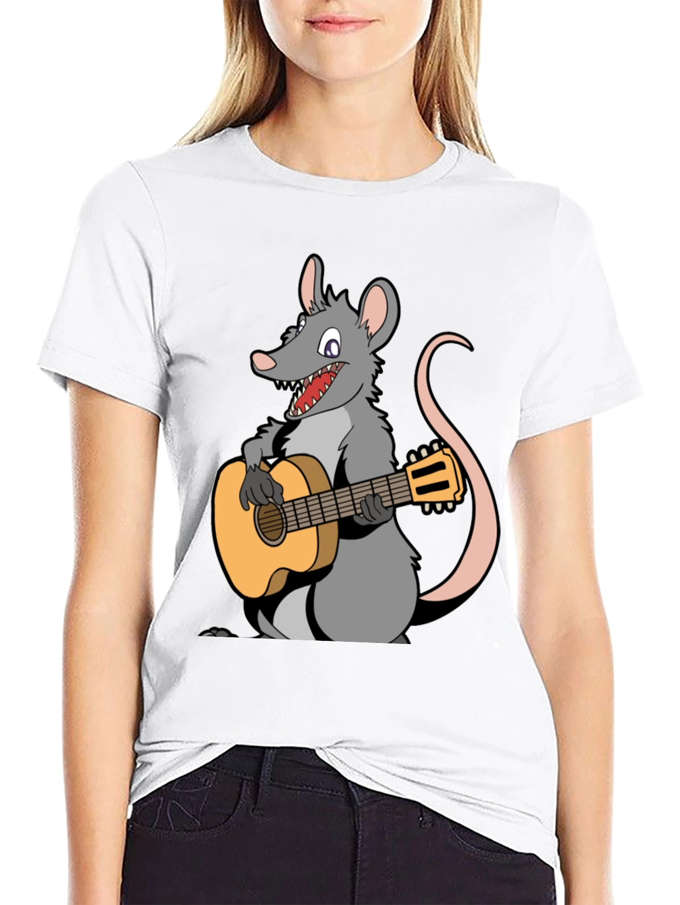 Rat With Guitar T-Shirt