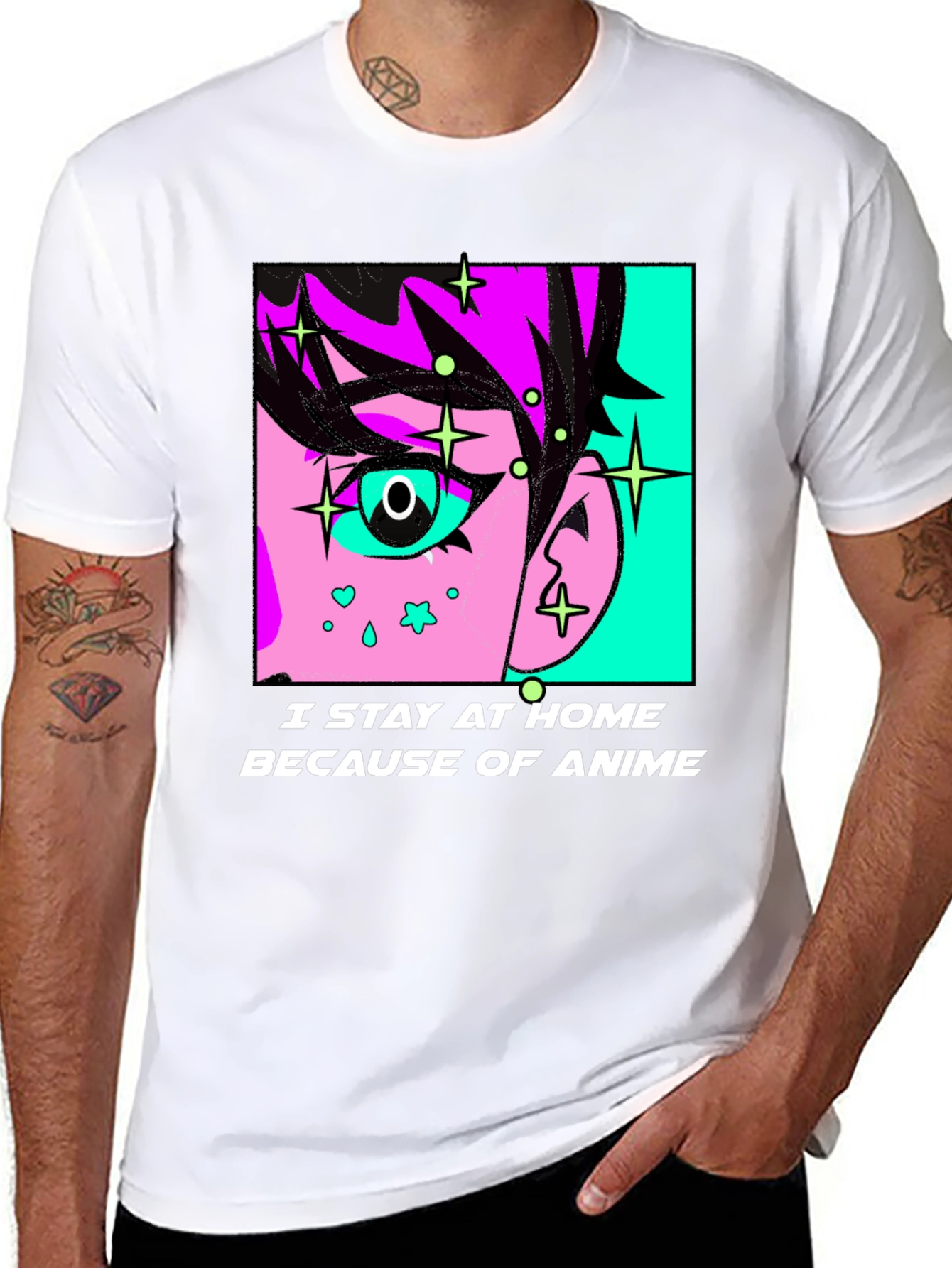 Anime Lover T-Shirt: Stay Home For Anime