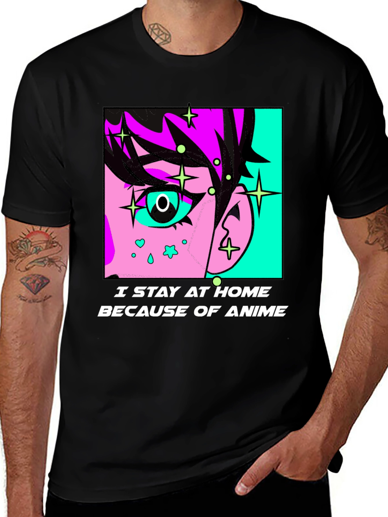 Anime Lover T-Shirt: Stay Home For Anime