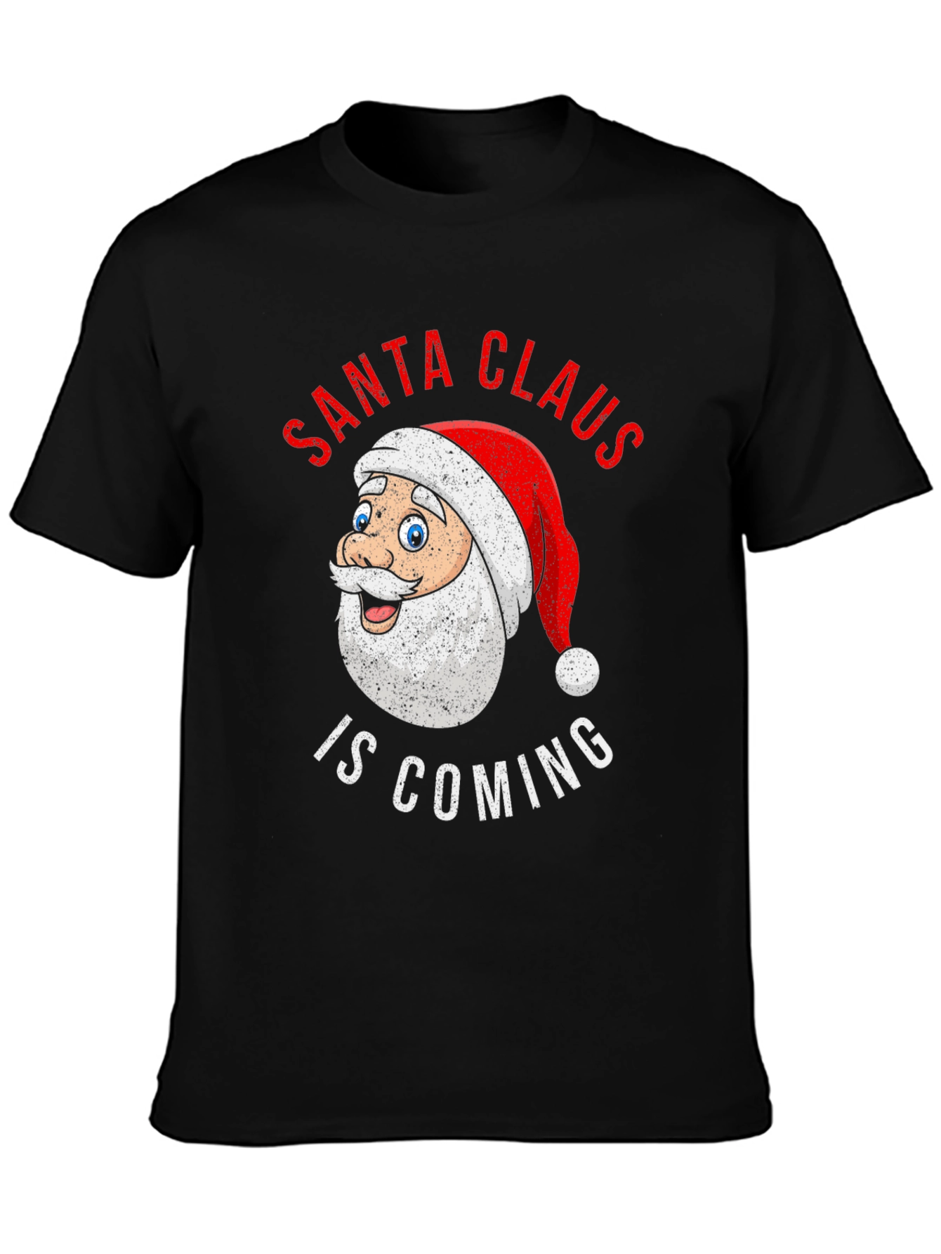 Santa Claus is Coming Christmas T-Shirt