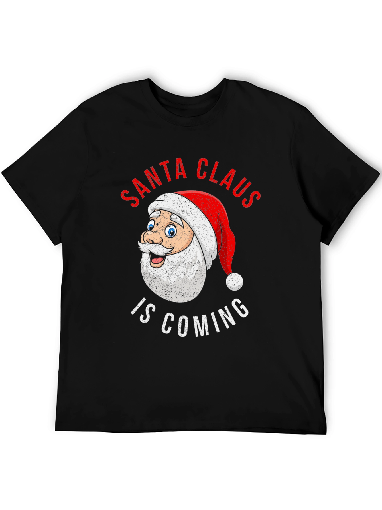 Santa Claus is Coming Christmas T-Shirt
