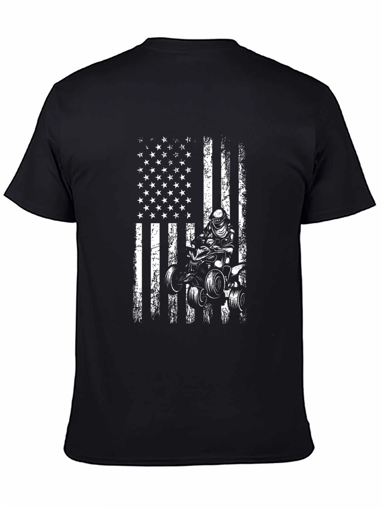 American Flag ATV Rider T-Shirt