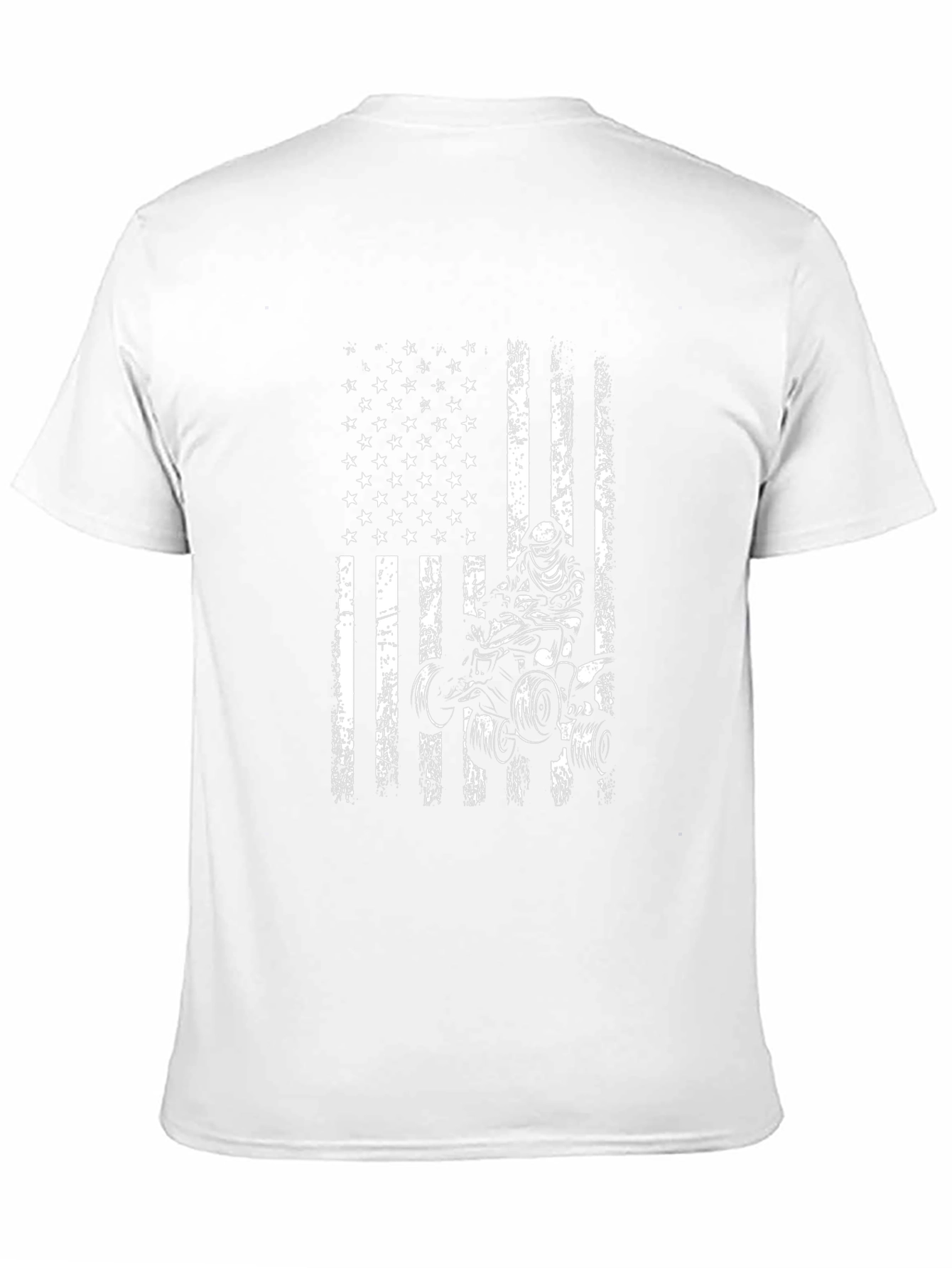 American Flag ATV Rider T-Shirt