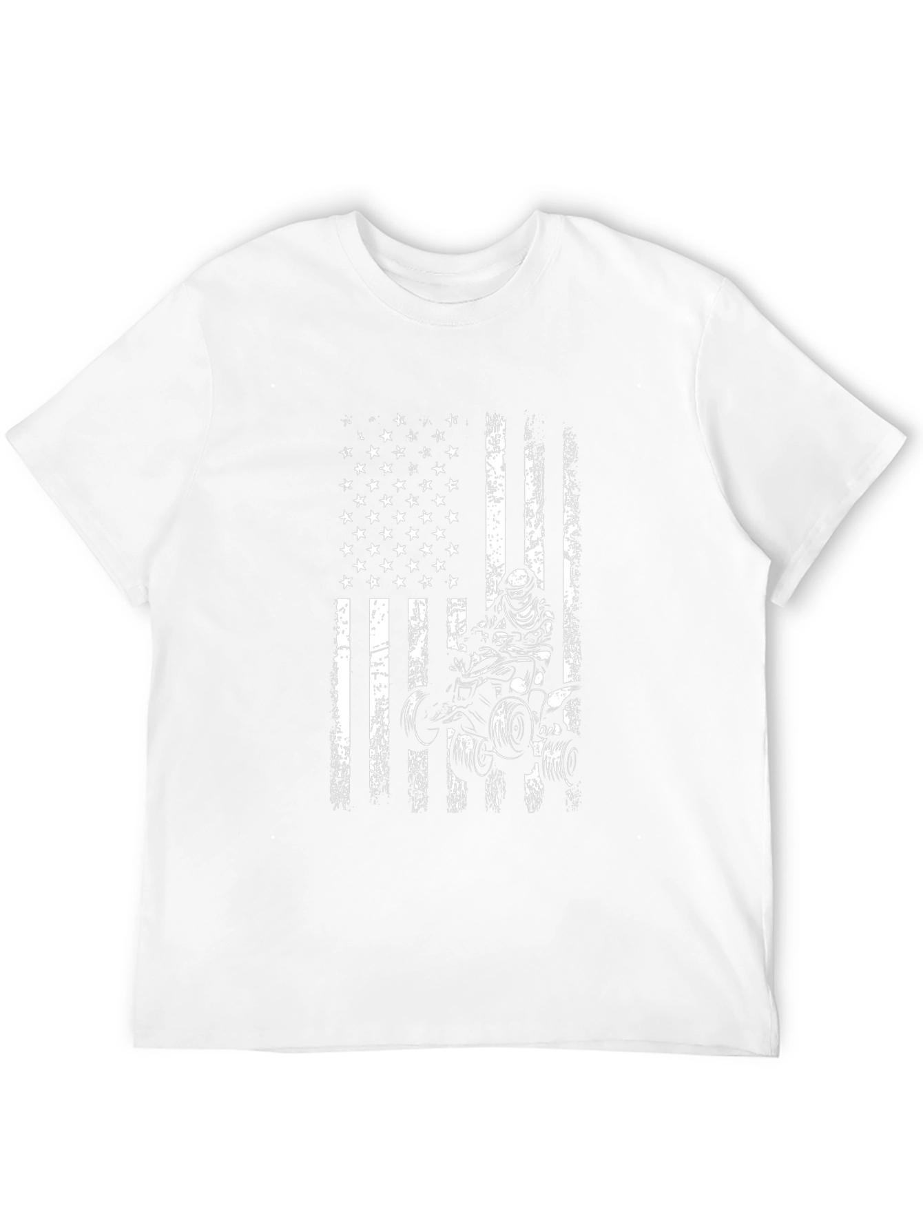 American Flag ATV Rider T-Shirt