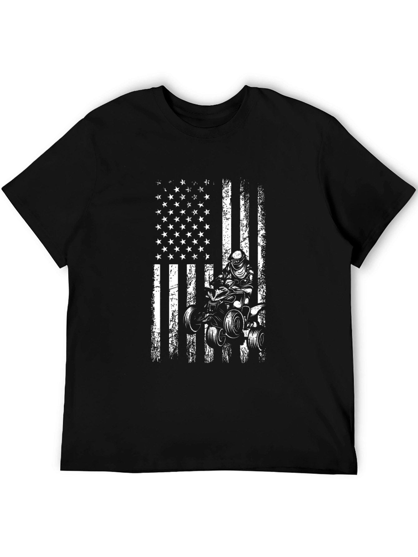 American Flag ATV Rider T-Shirt