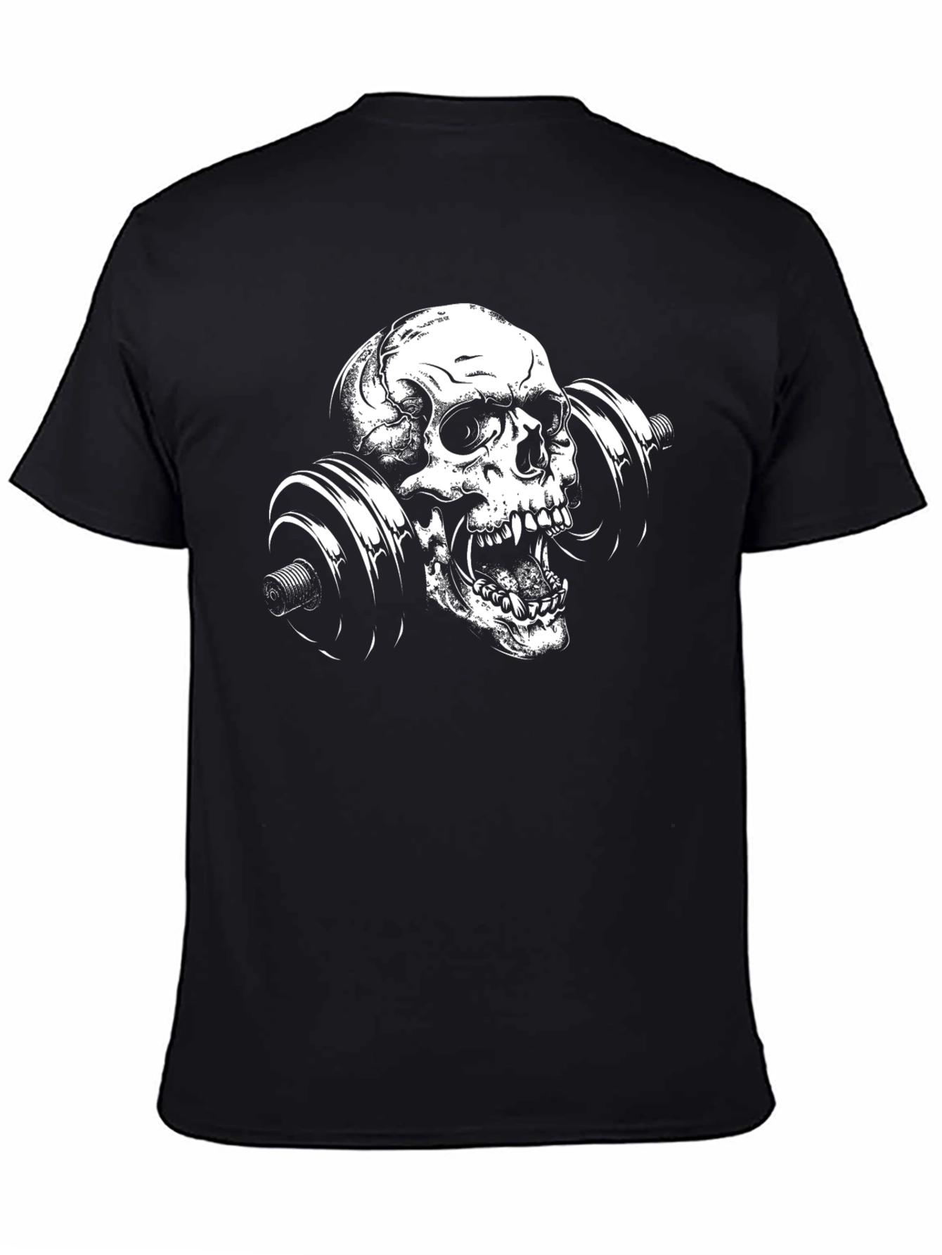 Skull Barbell Graphic Tee