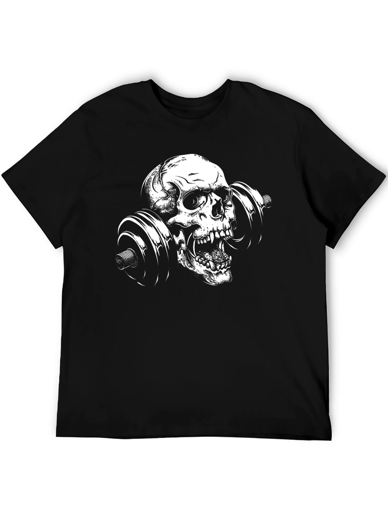 Skull Barbell Graphic Tee