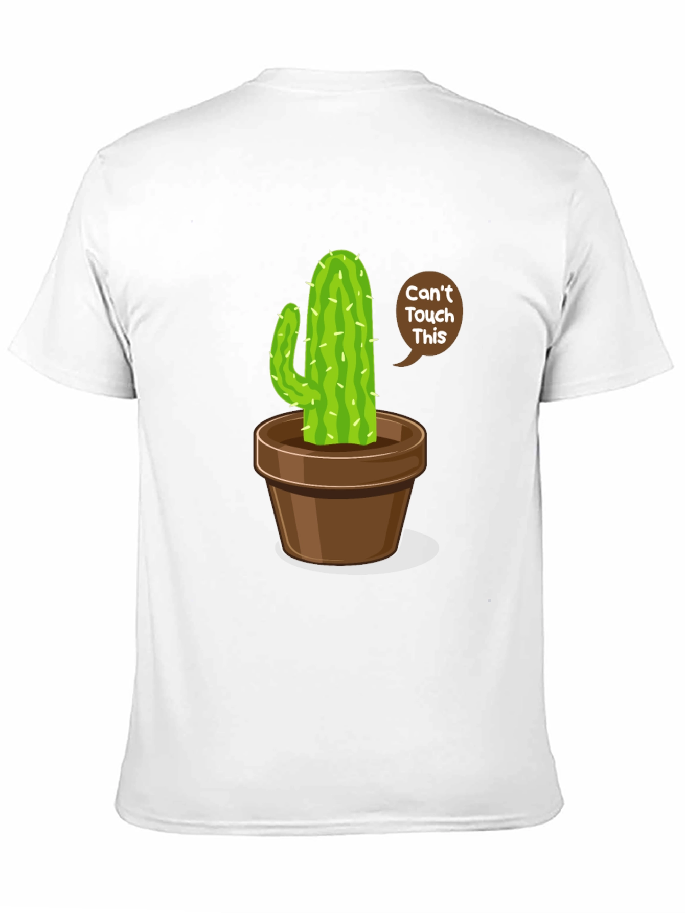 Cactus Cant Touch This T-Shirt - Black Cotton Tee