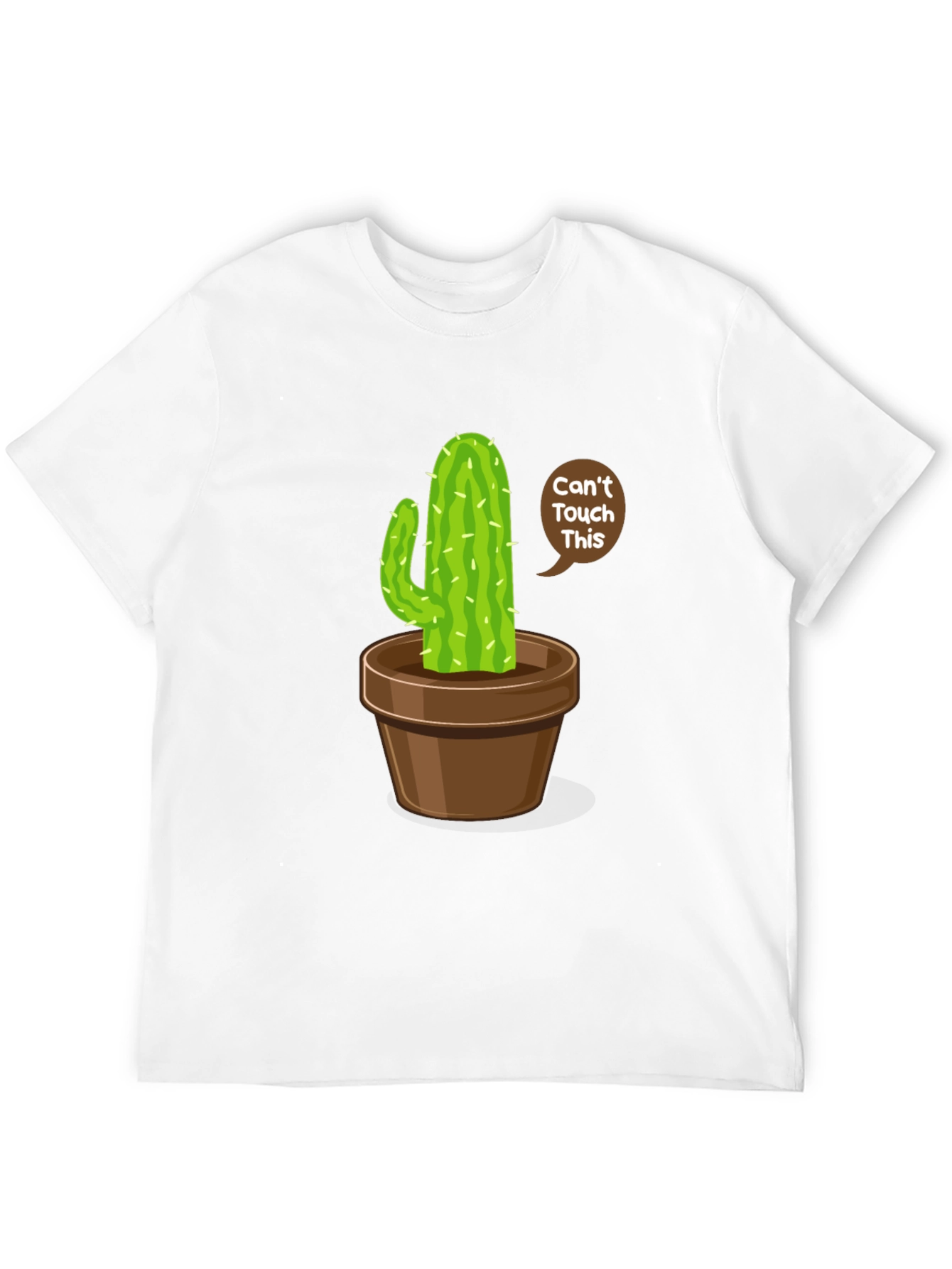 Cactus Cant Touch This T-Shirt - Black Cotton Tee