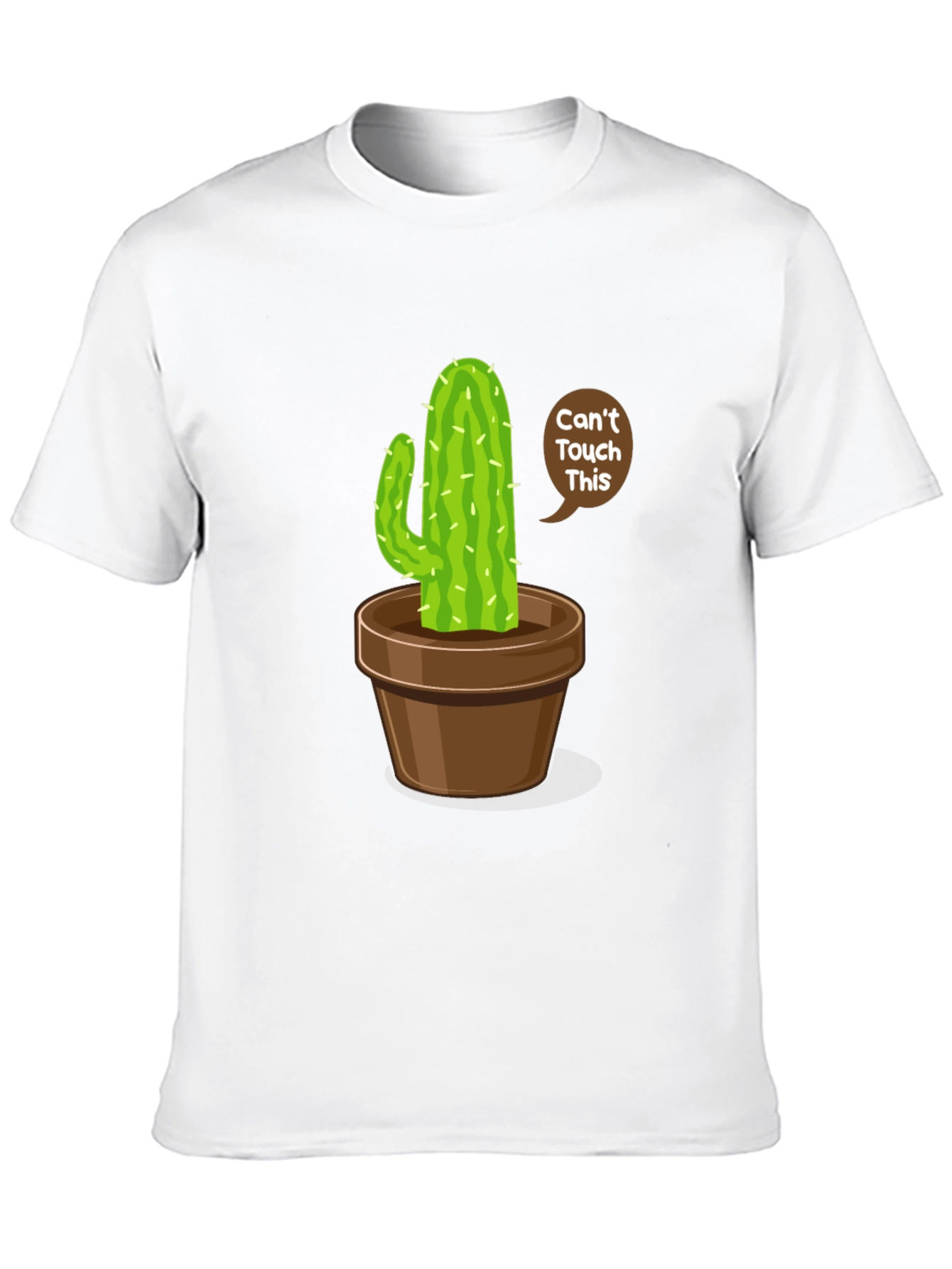 Cactus Cant Touch This T-Shirt - Black Cotton Tee