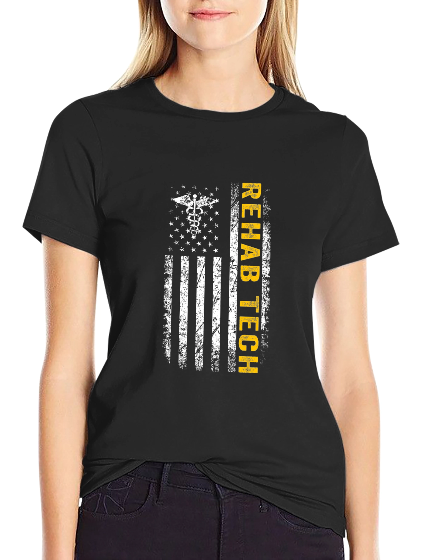 Rehab Tech American Flag T-Shirt