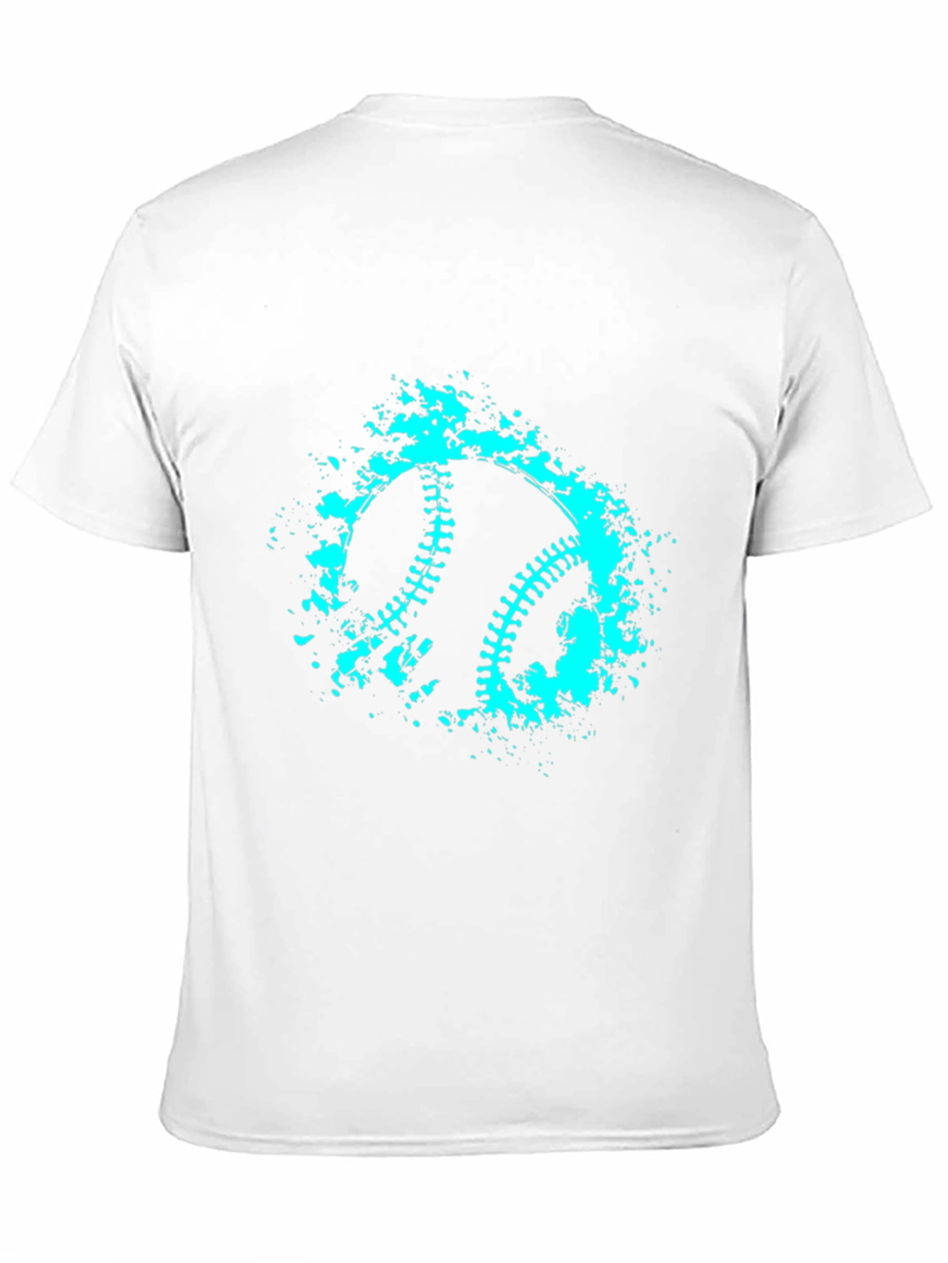 Baseball Splash Graphic T-Shirt - Cool Casual Style