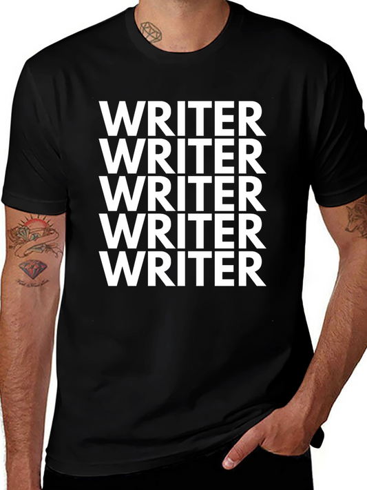 Writer Graphic Tee - Bold Statement T-Shirt