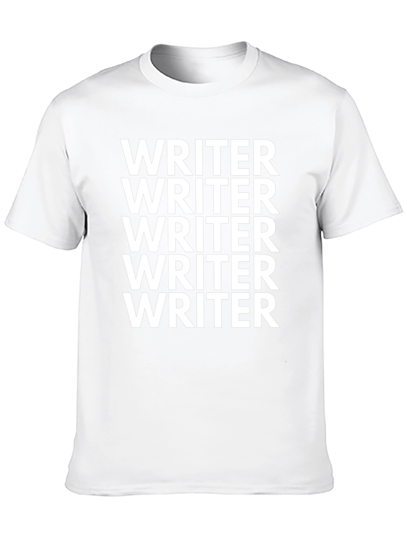 Writer Graphic Tee - Bold Statement T-Shirt
