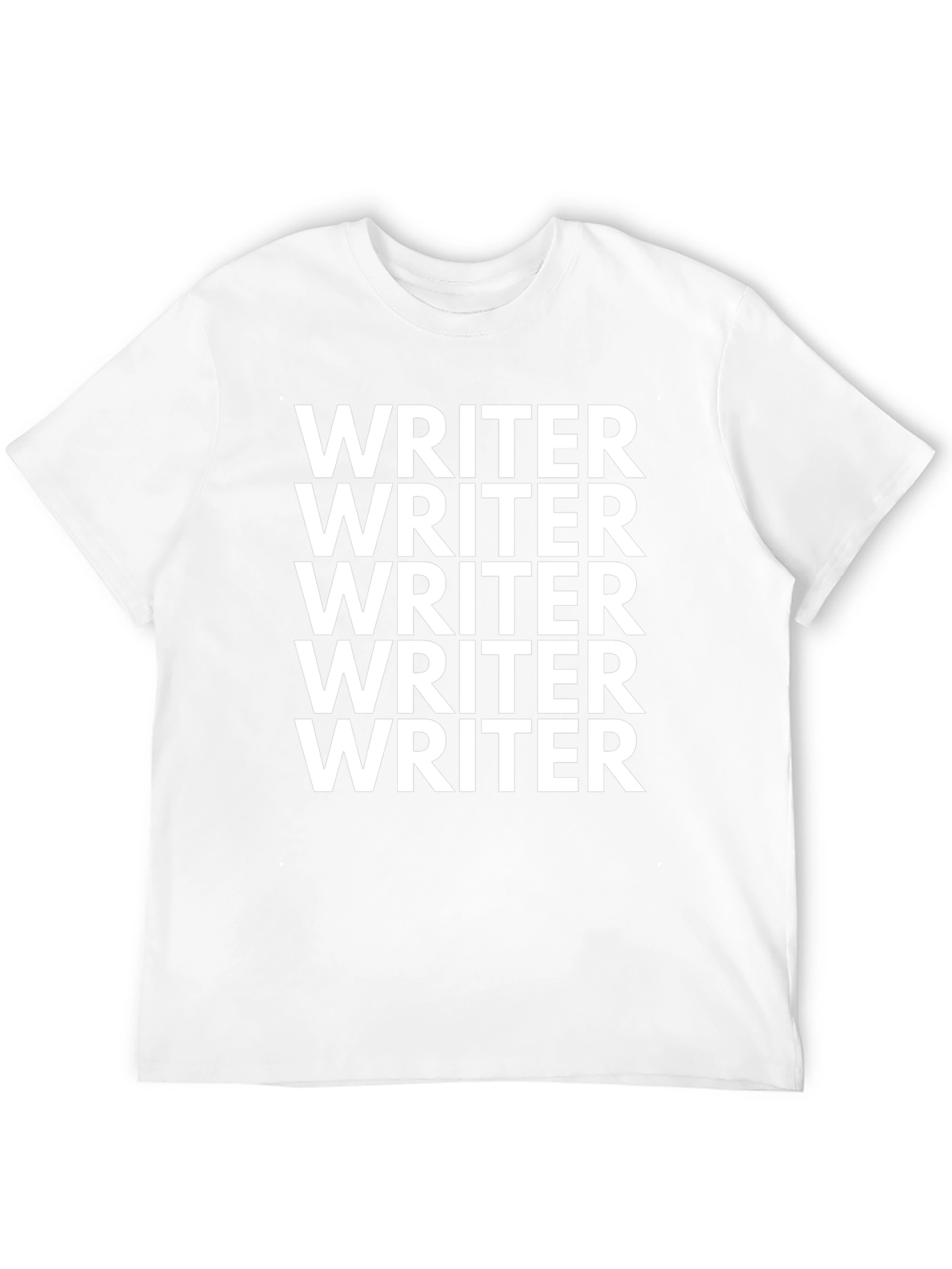 Writer Graphic Tee - Bold Statement T-Shirt