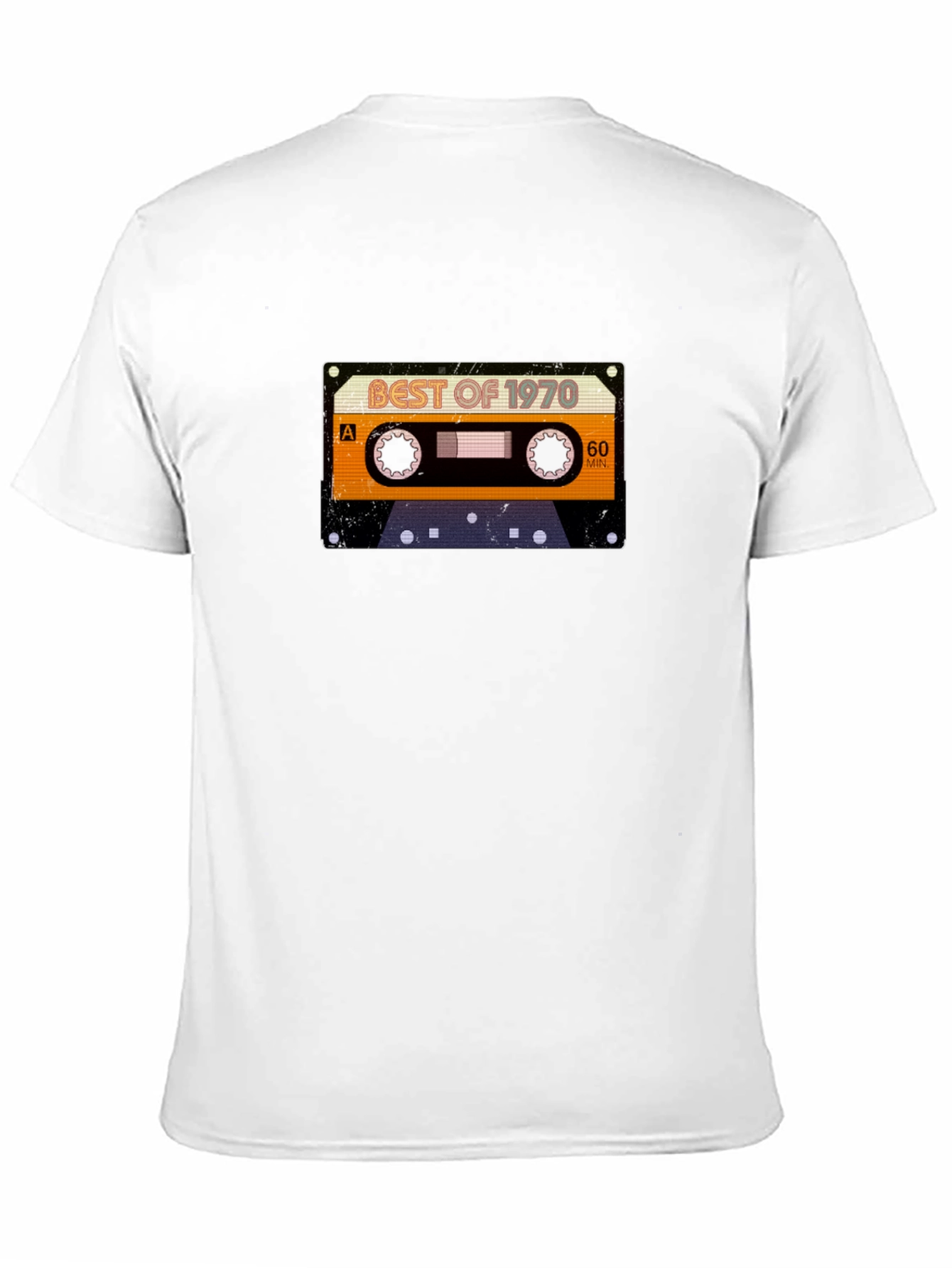 Best of 1970 Cassette Tape Black T-Shirt