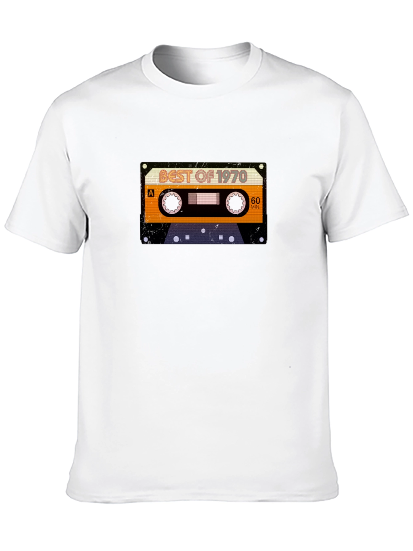 Best of 1970 Cassette Tape Black T-Shirt