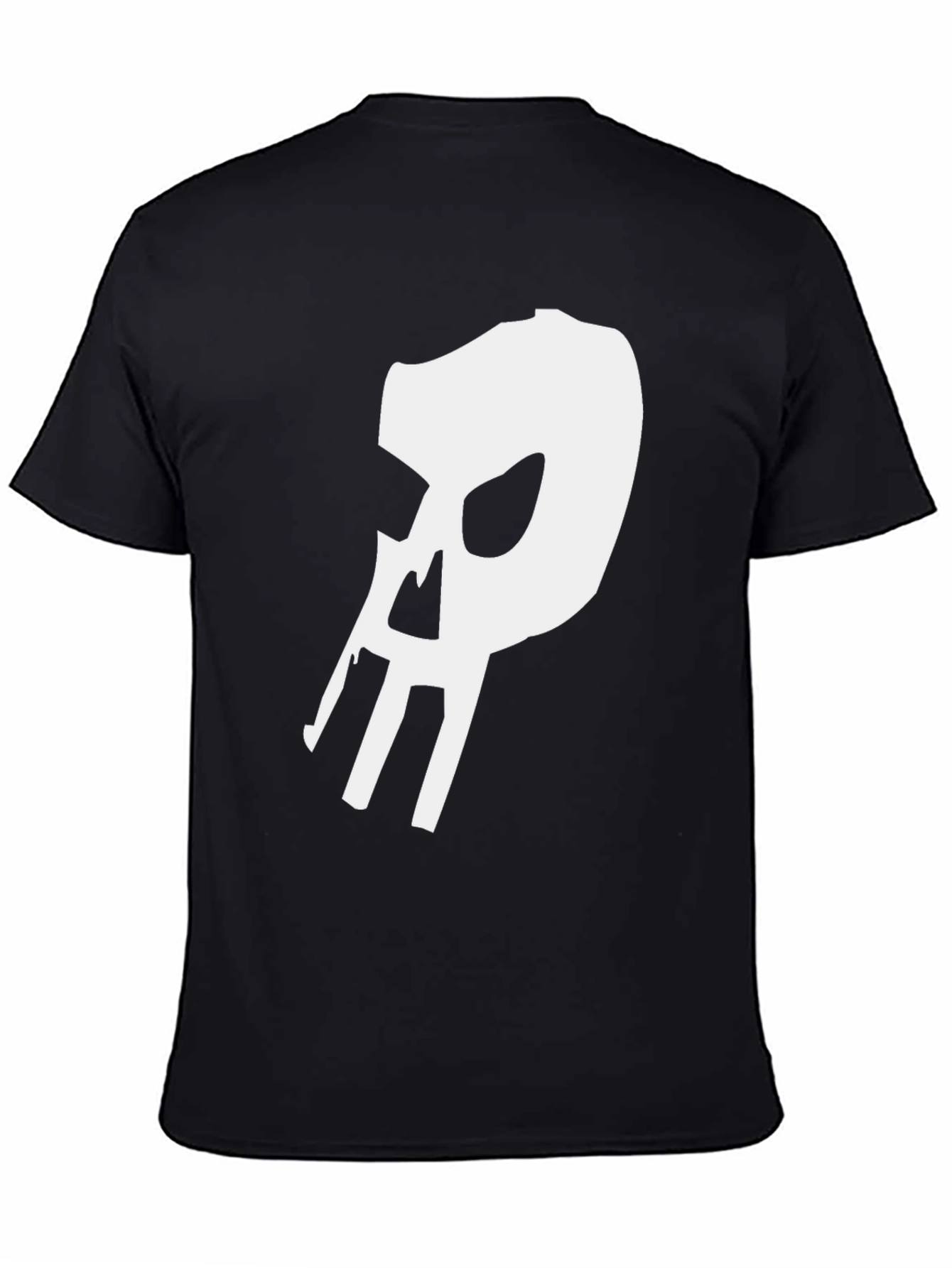 Skull Graphic Black T-Shirt - Edgy Fashion