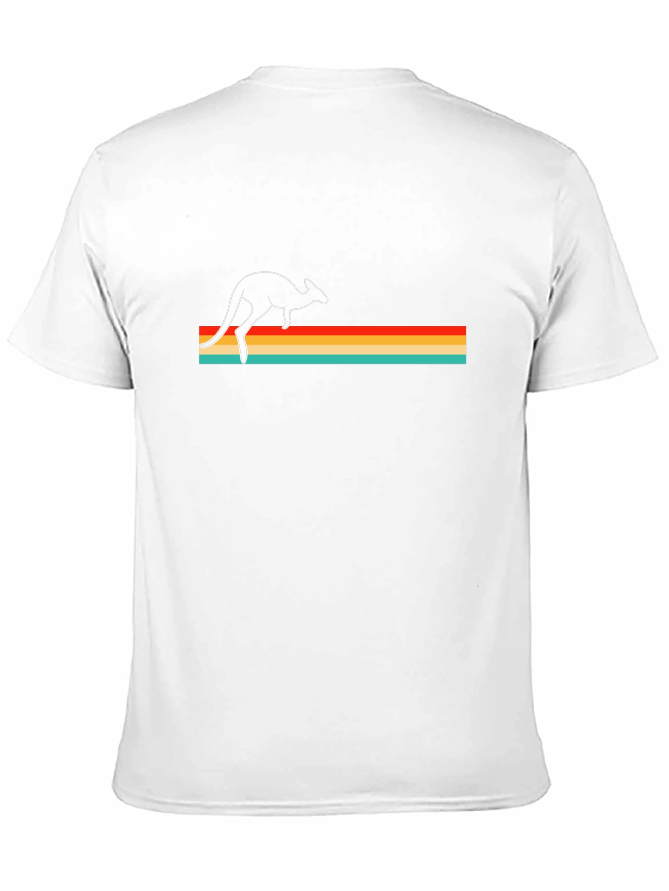 Retro Kangaroo T-Shirt - Black