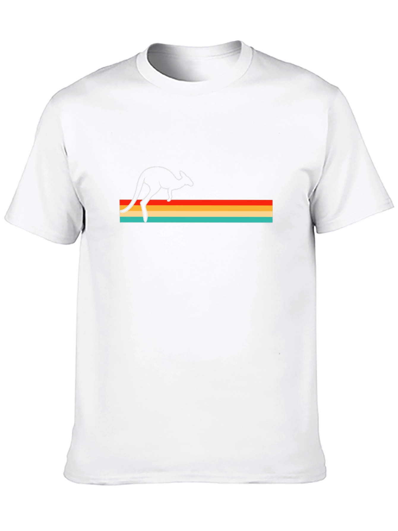 Retro Kangaroo T-Shirt - Black
