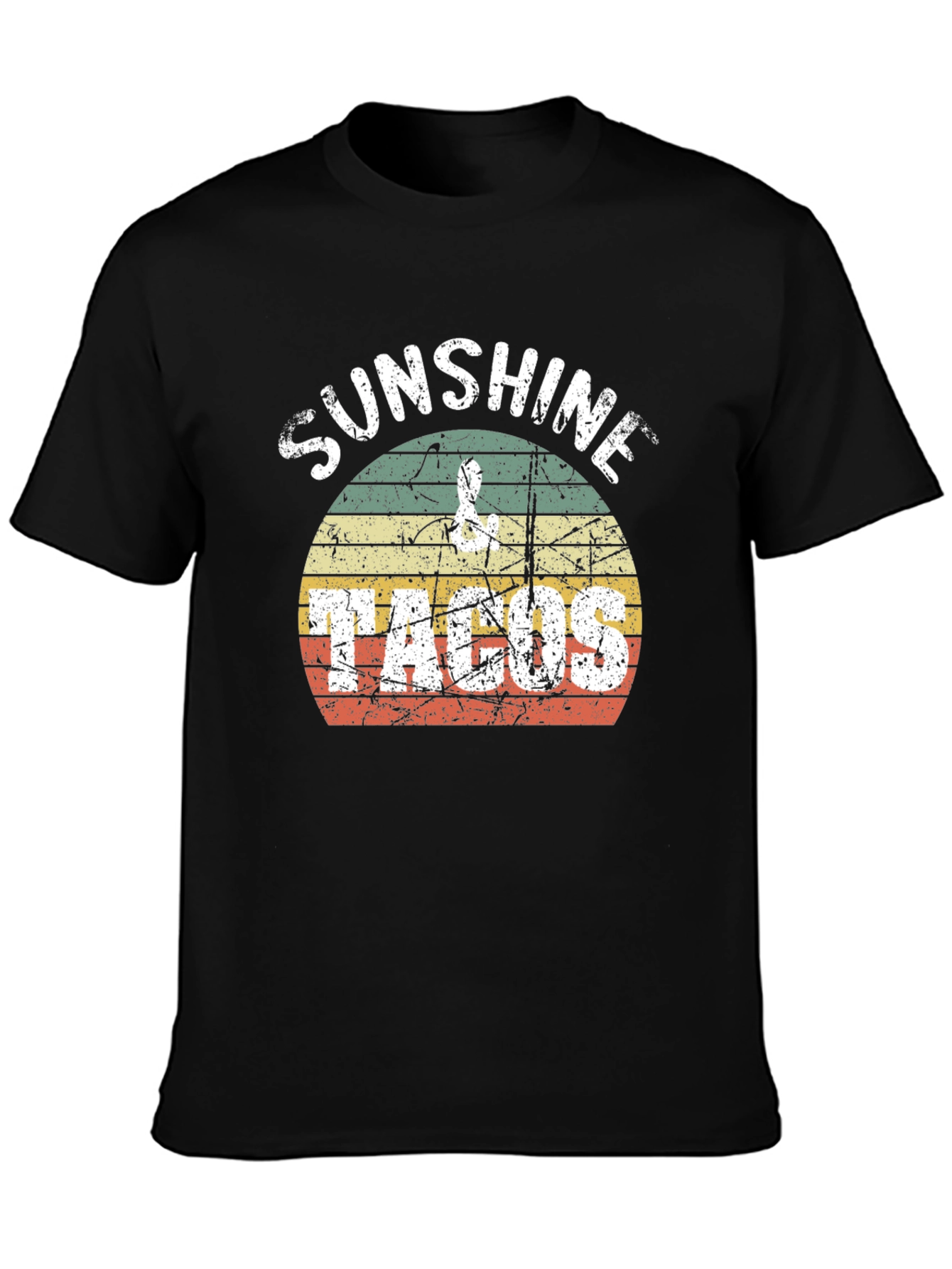 Sunshine Tacos Graphic Tee - Retro Style
